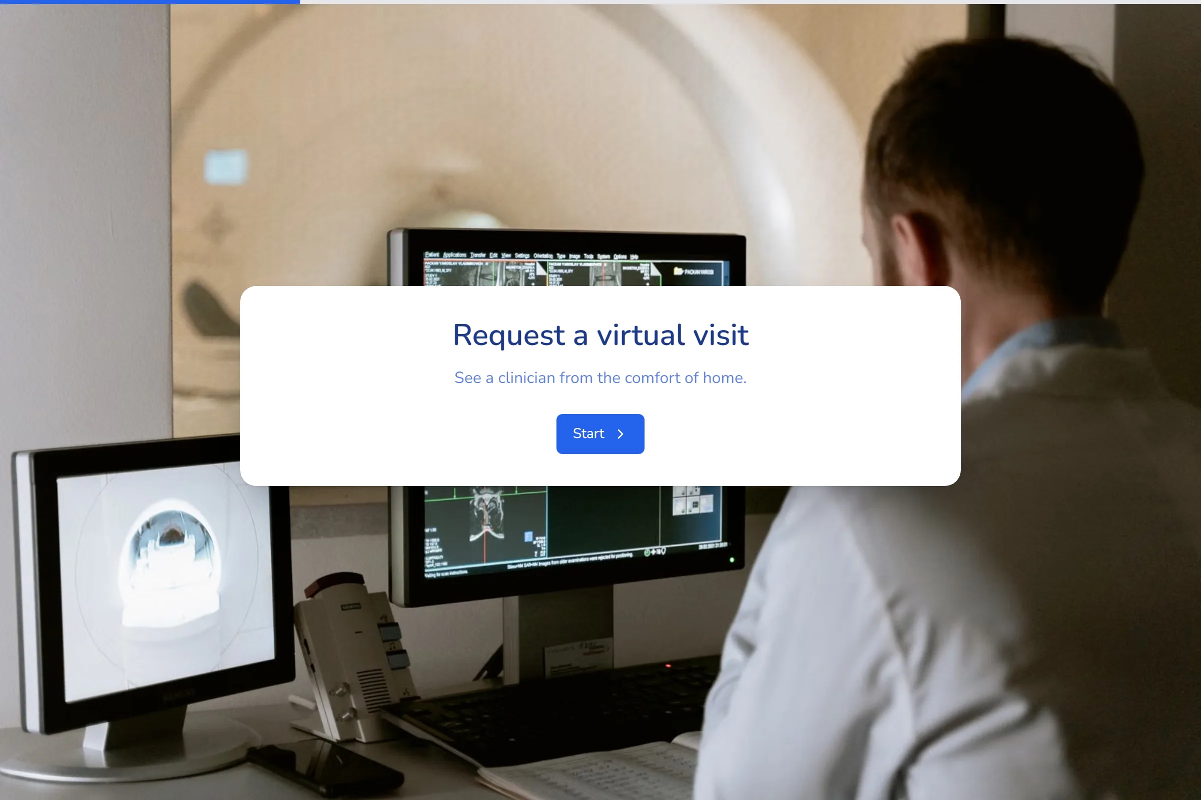 Telehealth Visit Request template preview