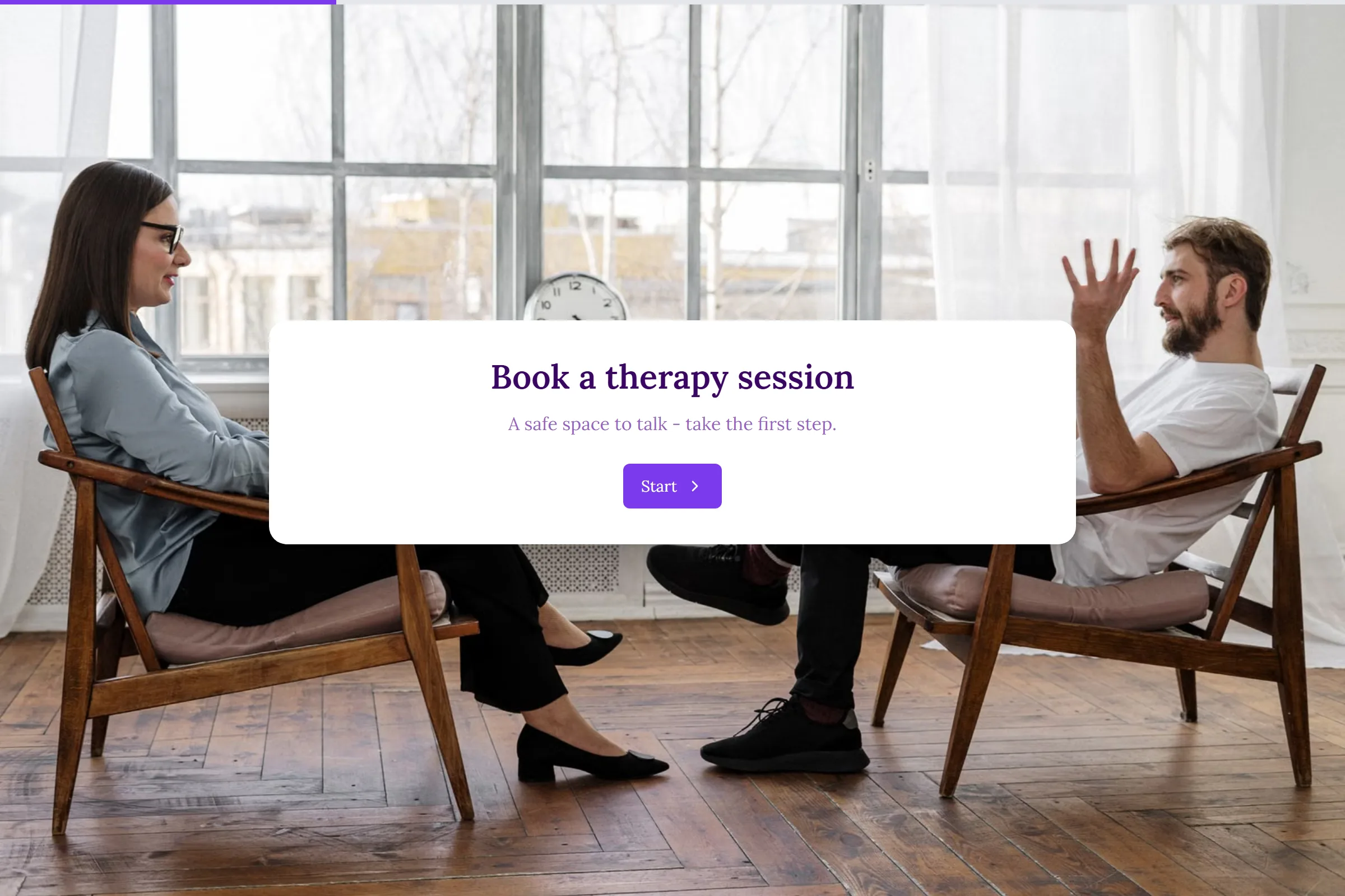 Therapy Appointment template preview