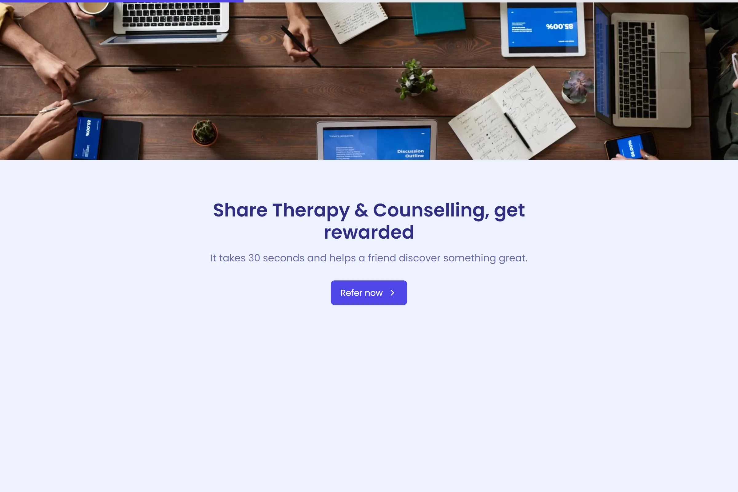 Therapy & Counselling Referral Form template preview