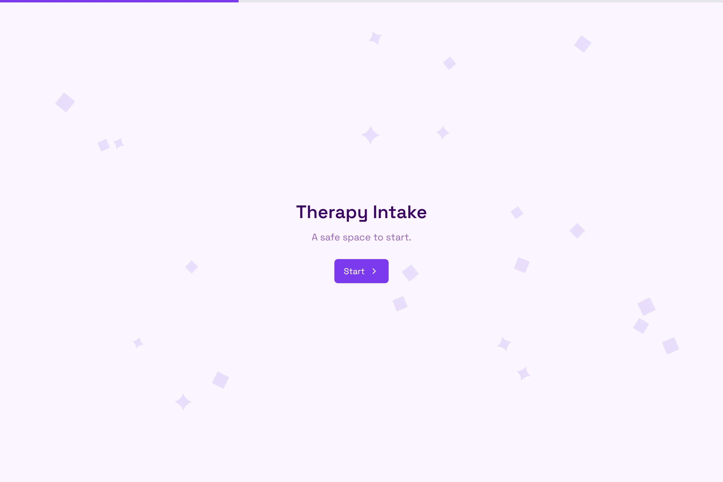 Therapy Intake template preview