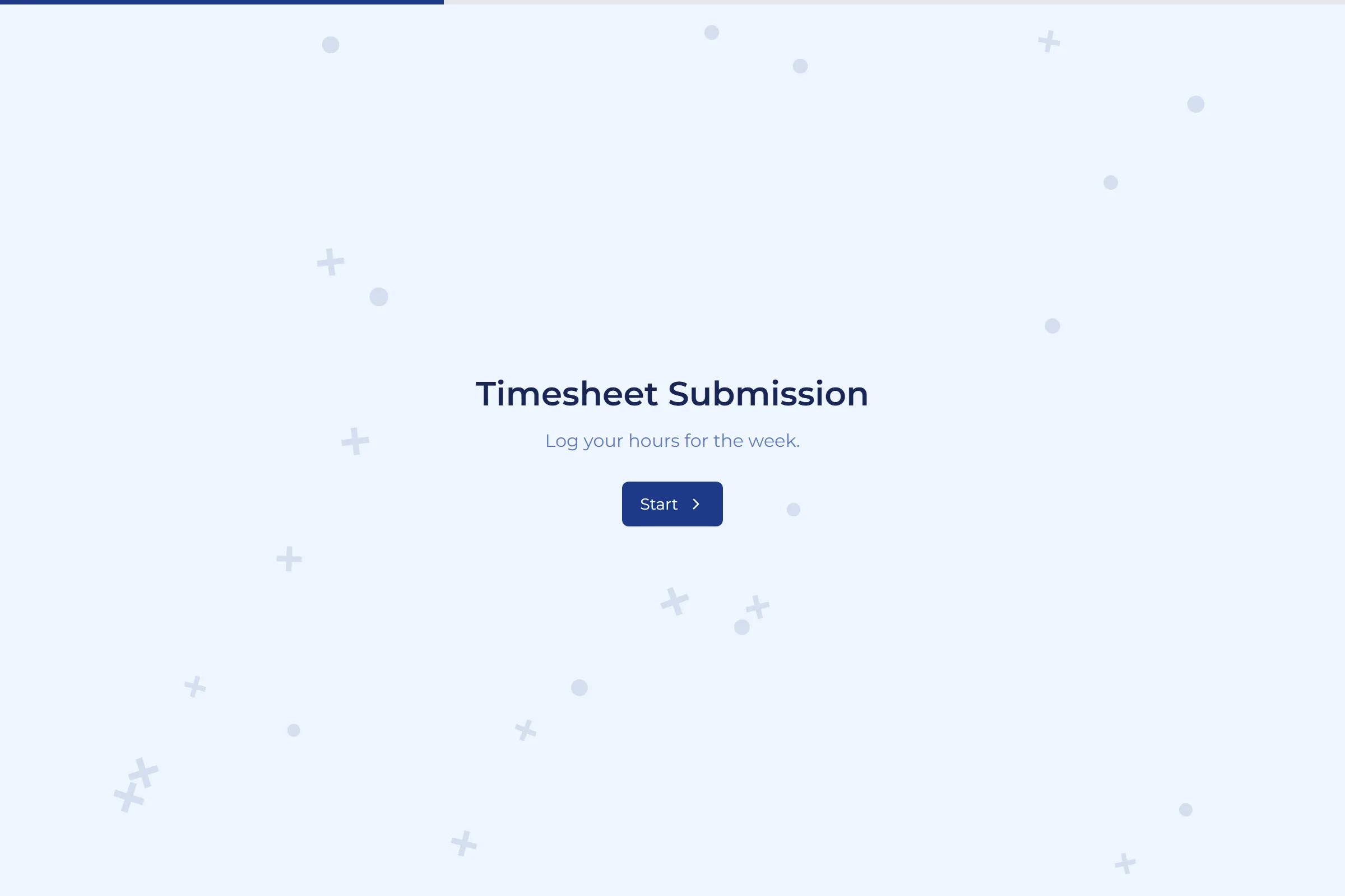 Timesheet Submission template preview