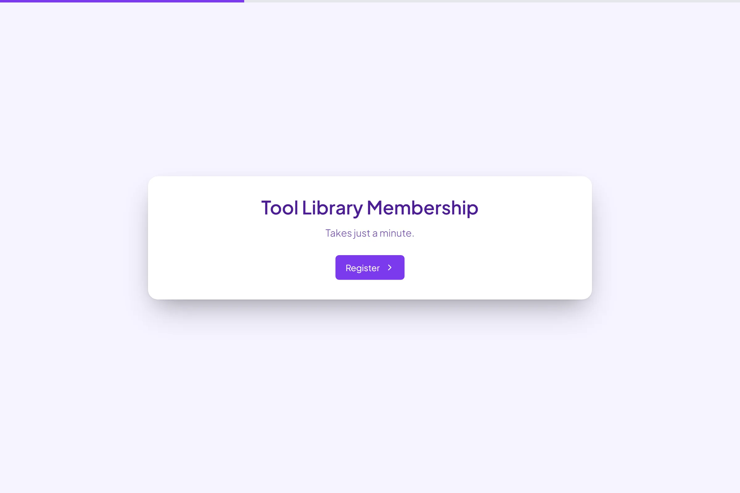 Tool Library Membership template preview