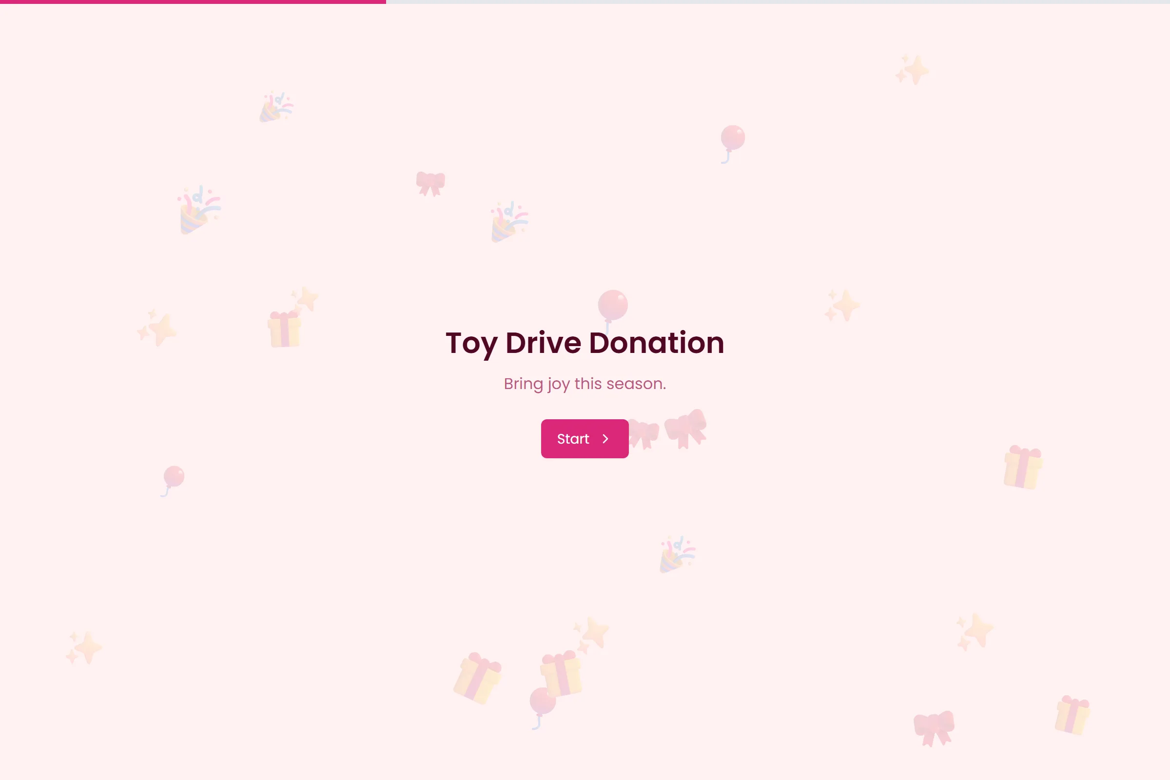 Toy Drive Donation template preview