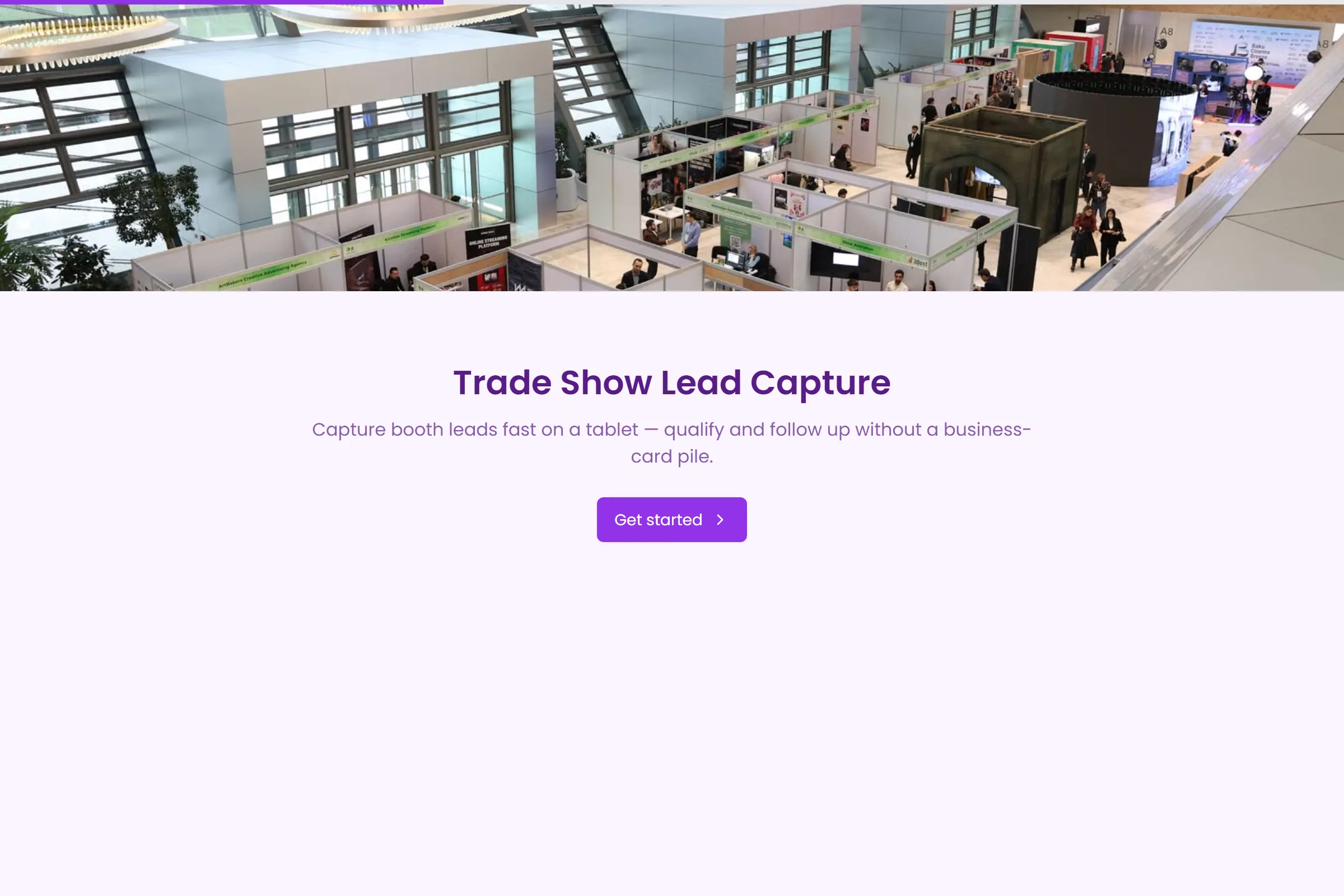 Trade Show Lead Capture template preview