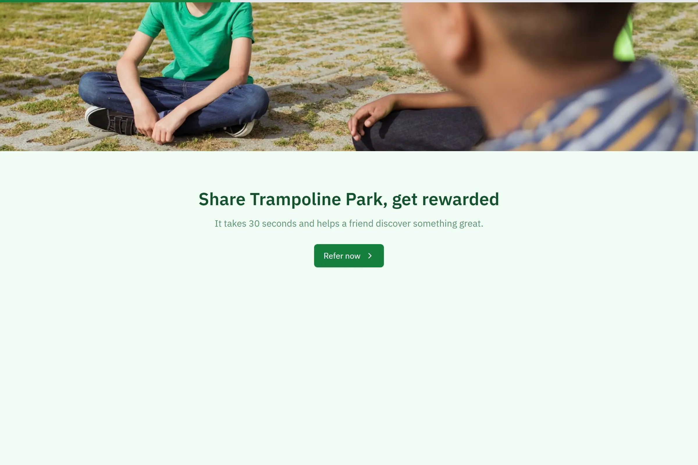 Trampoline Park Referral Form template preview