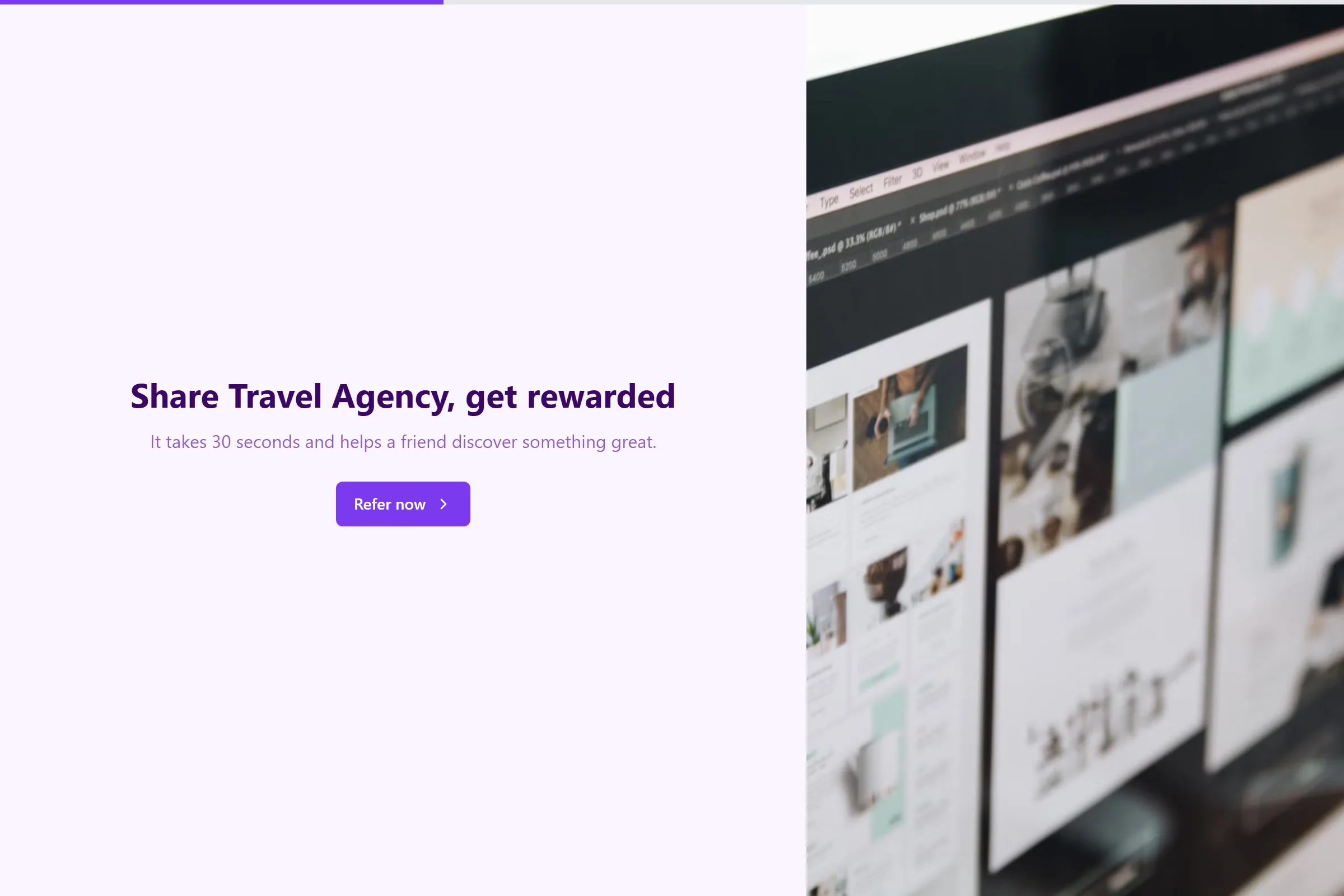 Travel Agency Referral Form template preview
