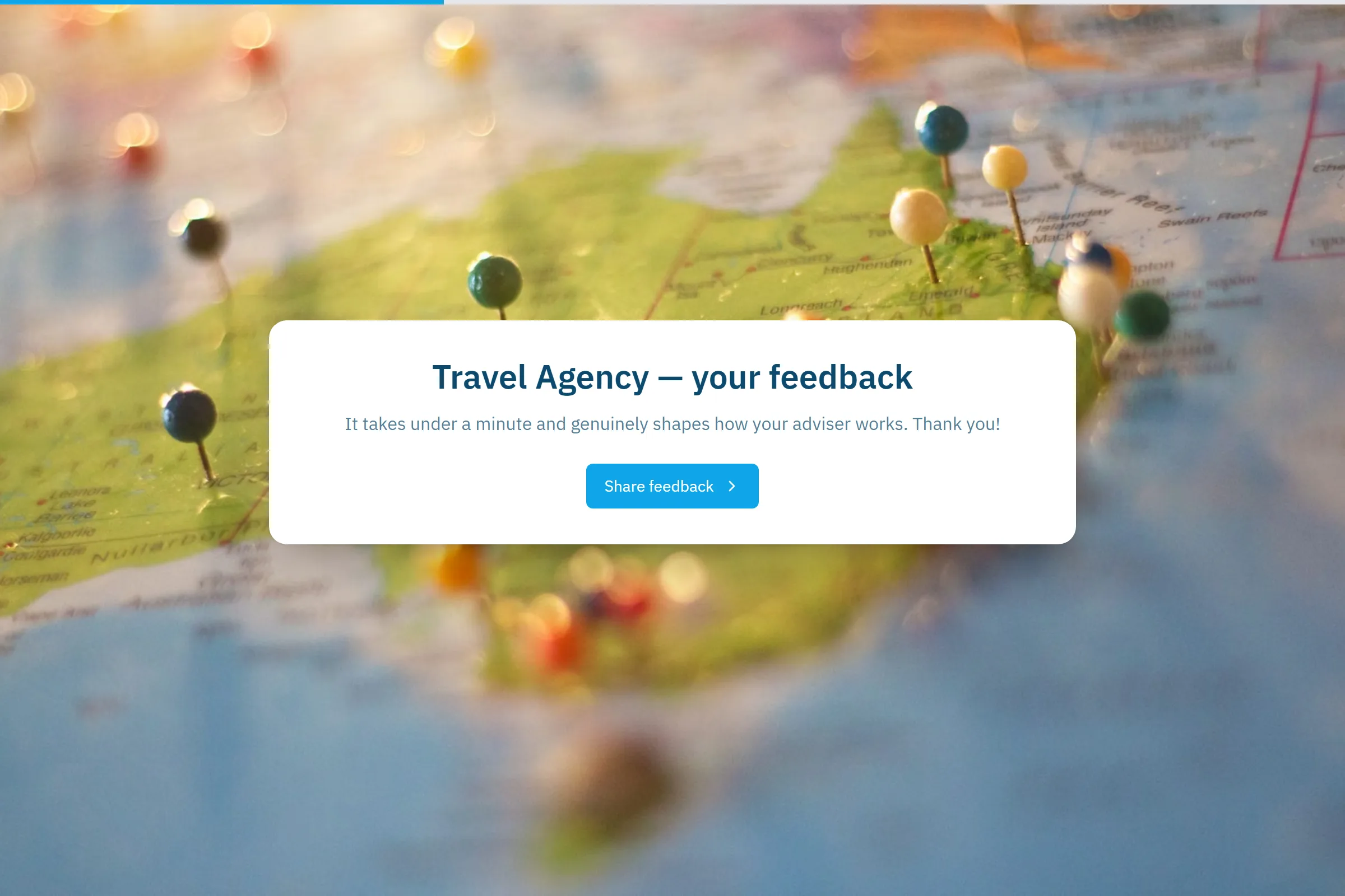 Travel Agency Satisfaction Survey template preview