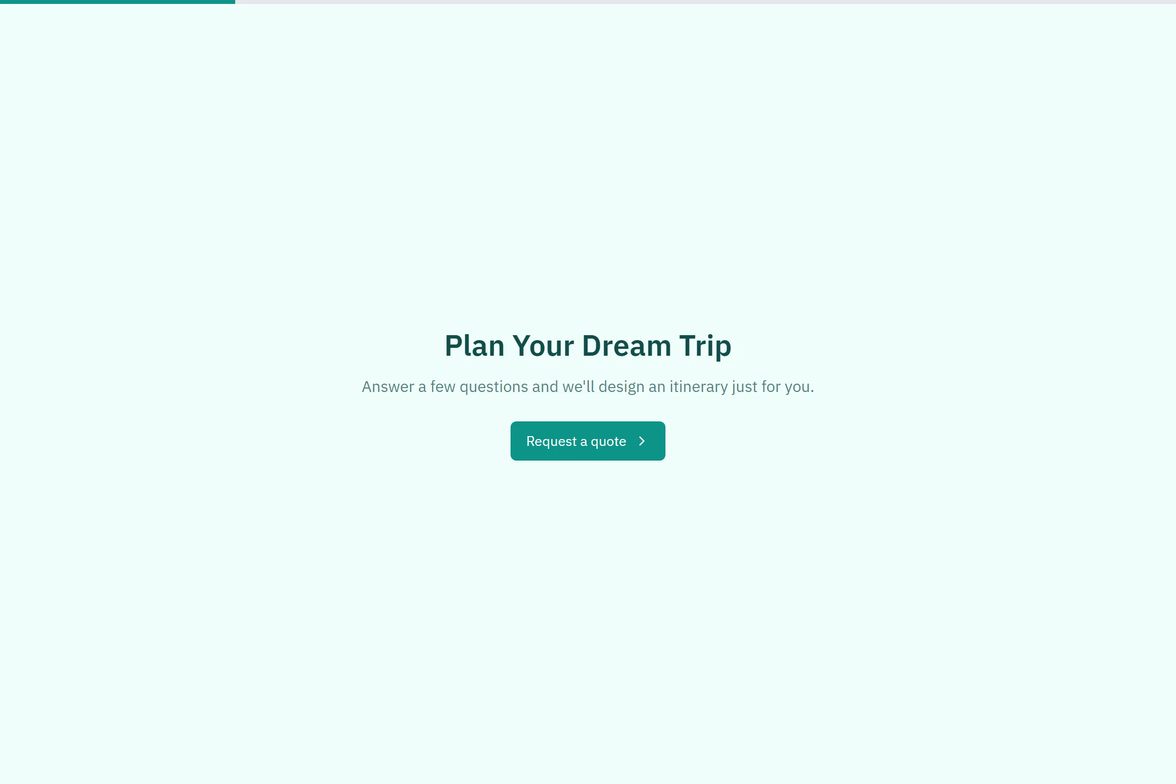 Travel Inquiry & Quote Request template preview