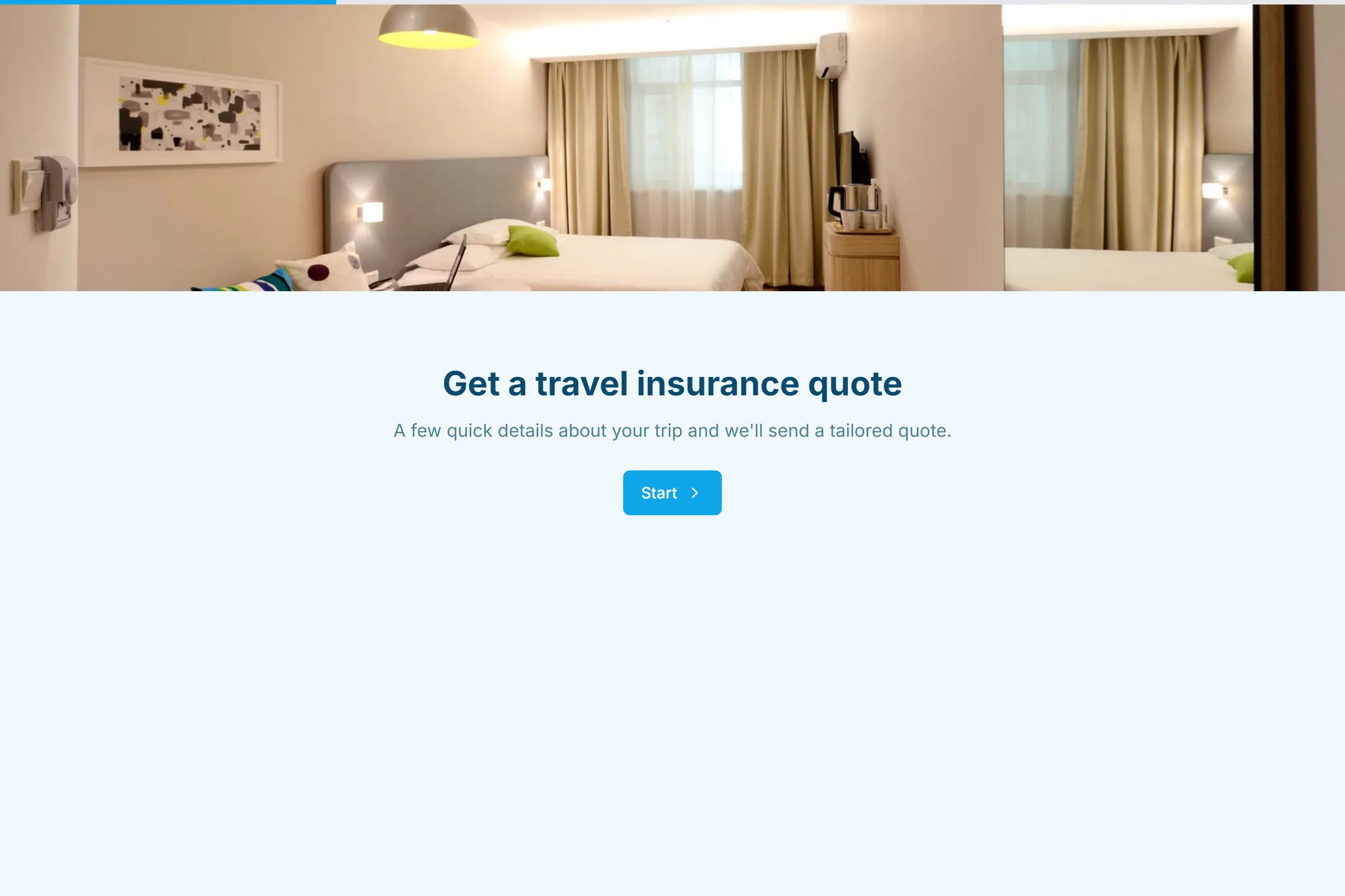 Travel Insurance Quote template preview