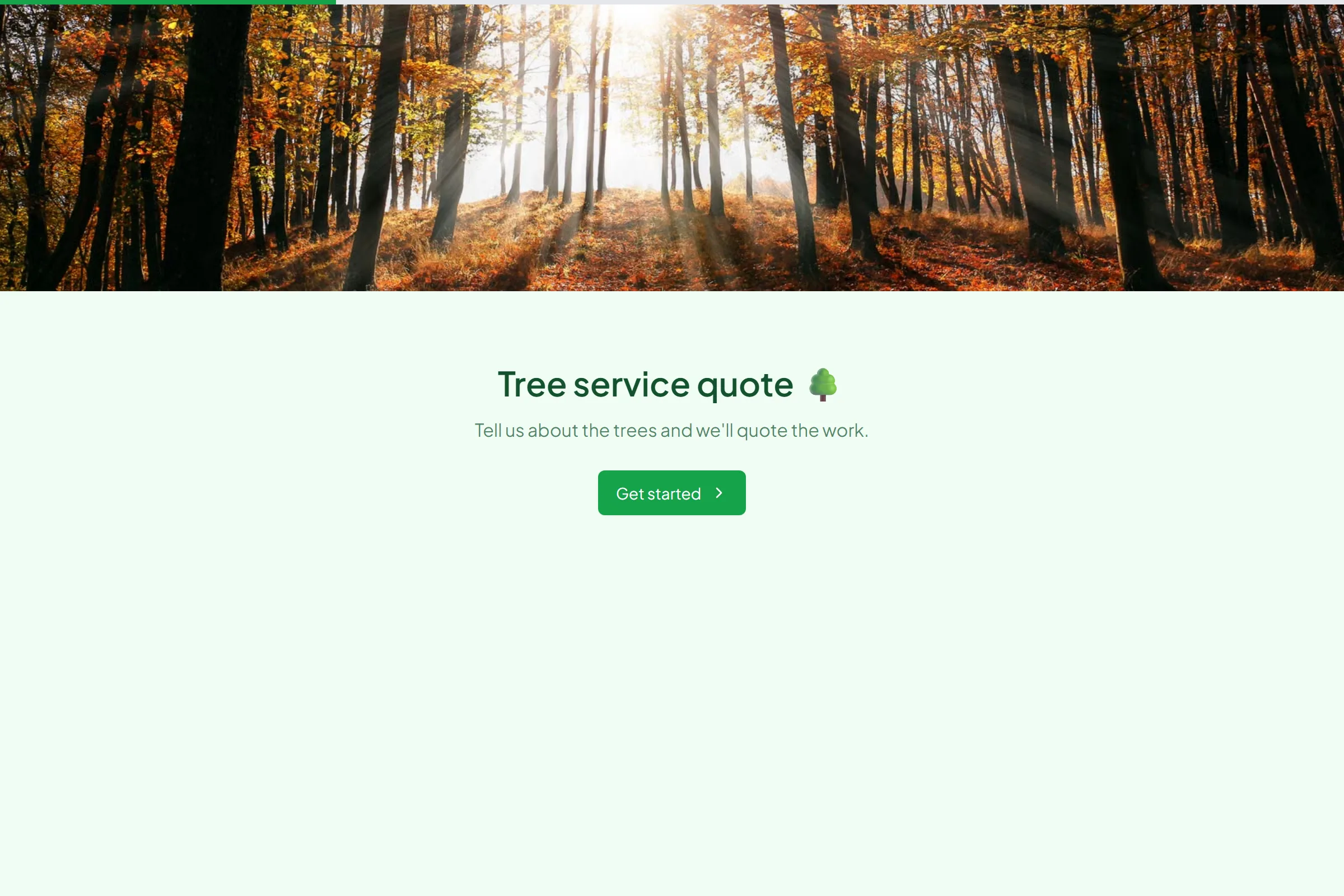 Tree Service Quote template preview