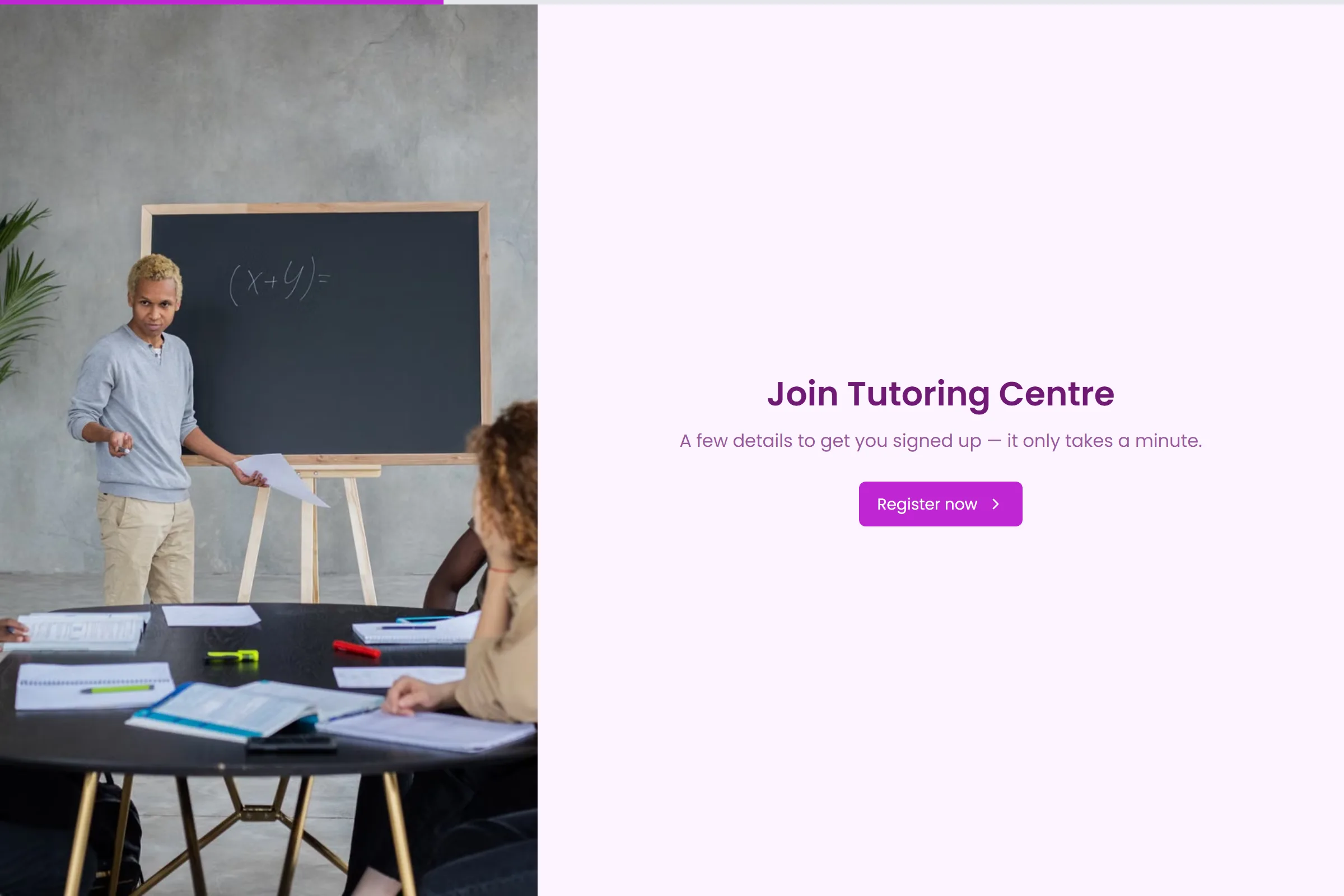 Tutoring Centre Audition / Voice Submission template preview