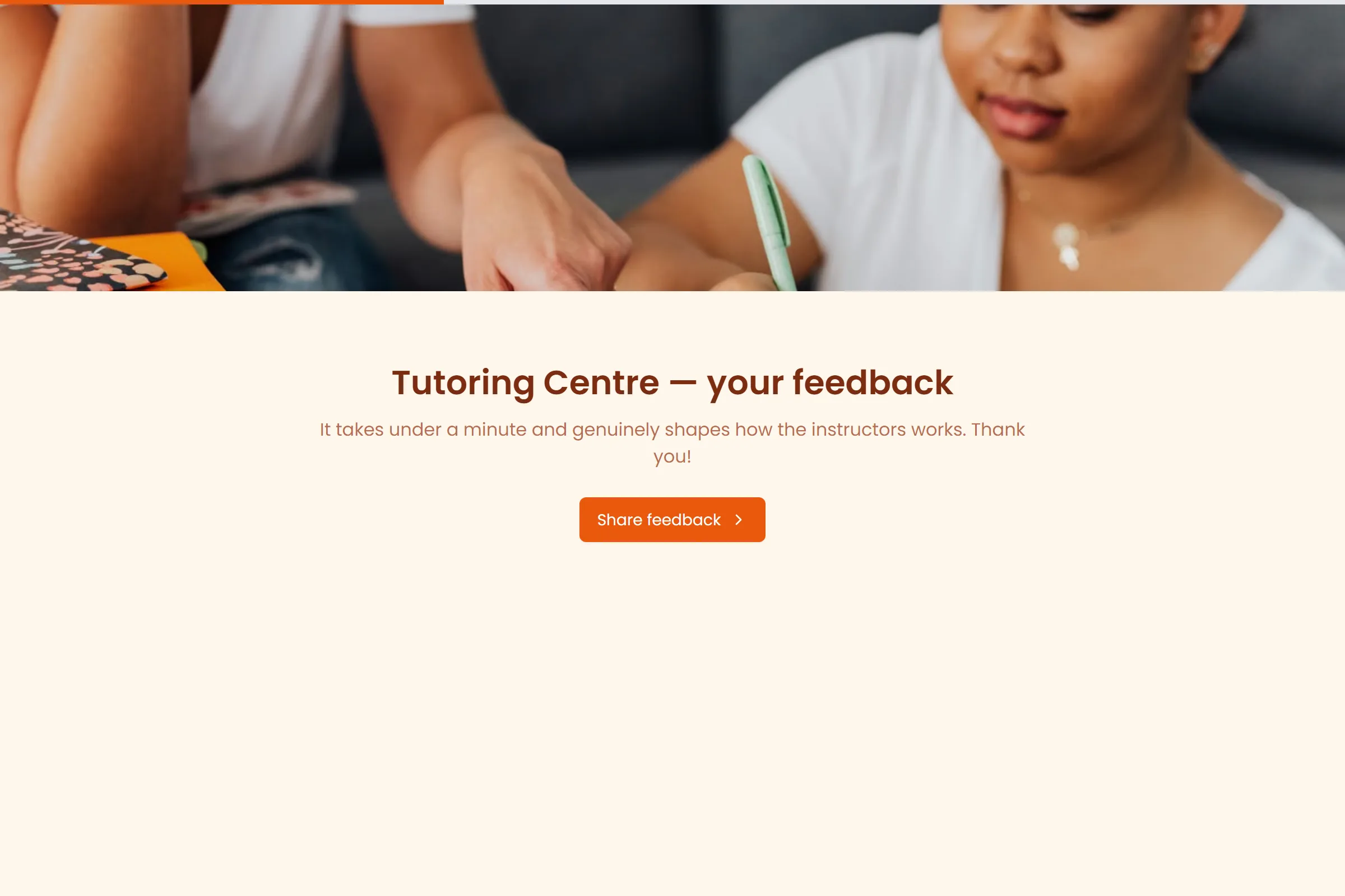 Tutoring Centre Satisfaction Survey template preview