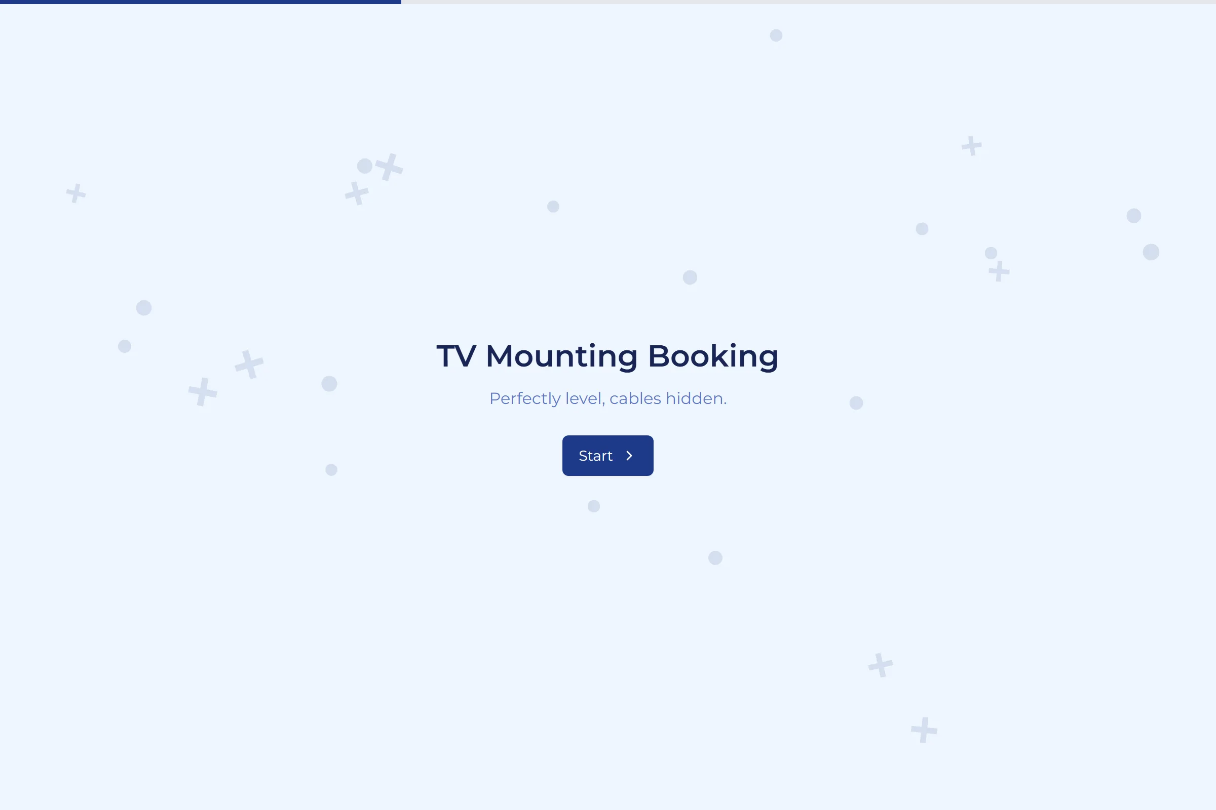 TV Mounting Booking template preview