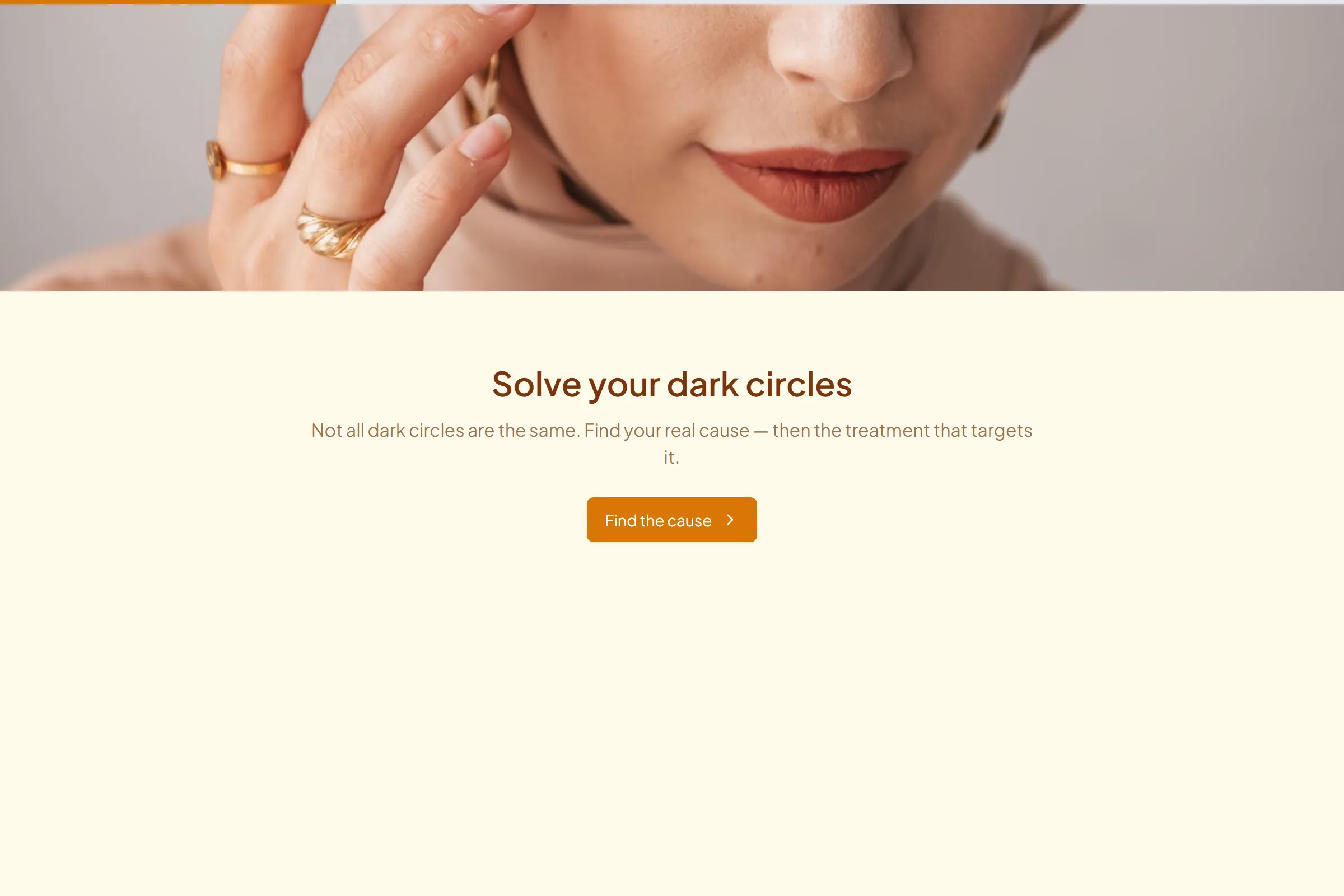 Under-Eye & Dark-Circles Treatment Finder template preview