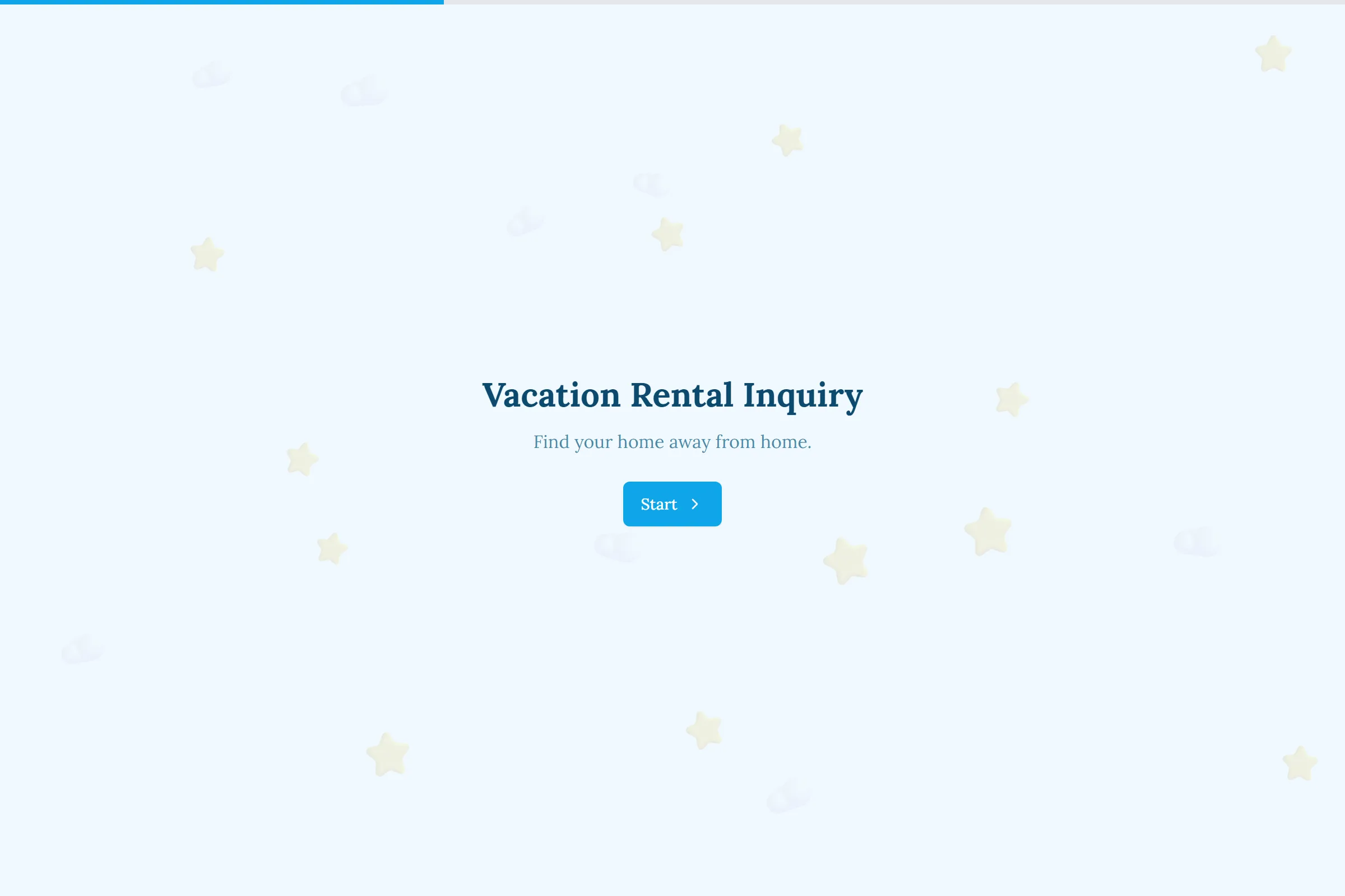 Vacation Rental Inquiry template preview