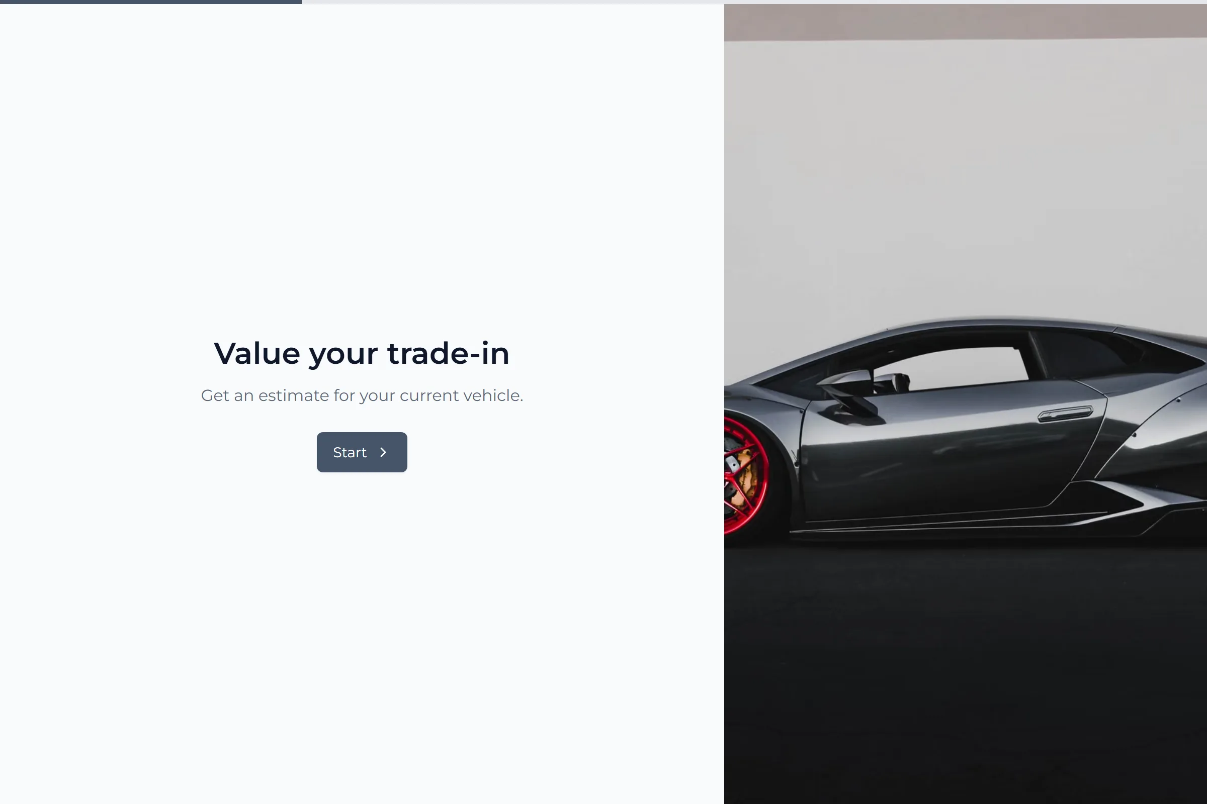 Vehicle Trade-in Valuation template preview