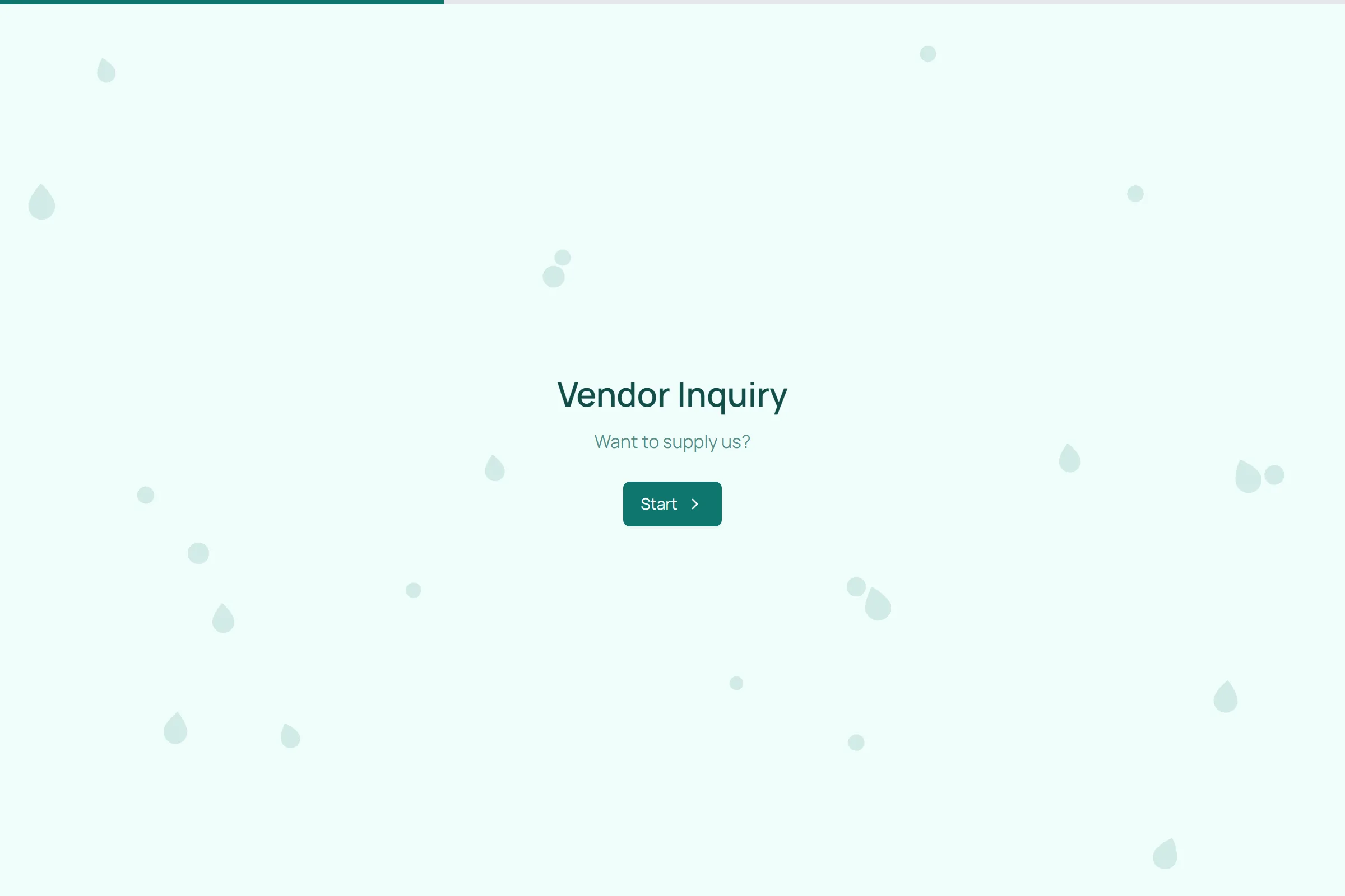 Vendor Inquiry template preview