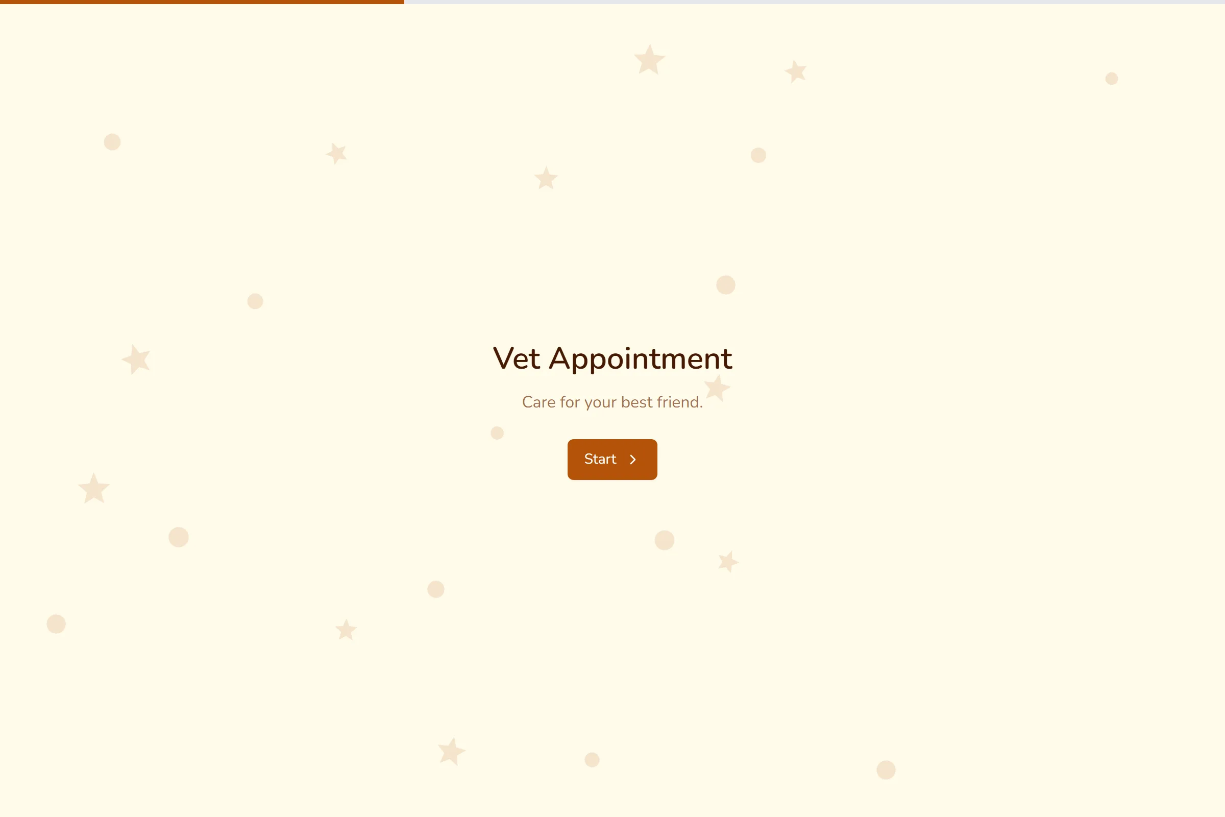Vet Appointment template preview