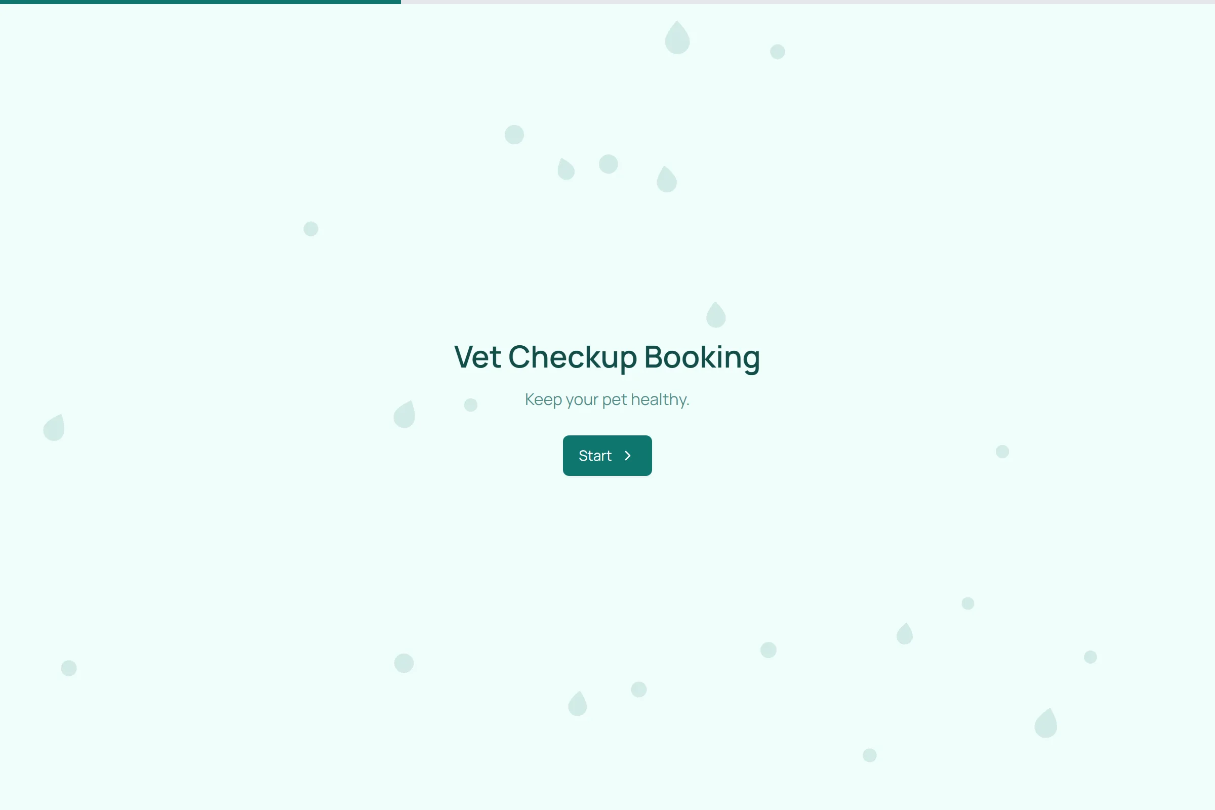 Vet Checkup Booking template preview