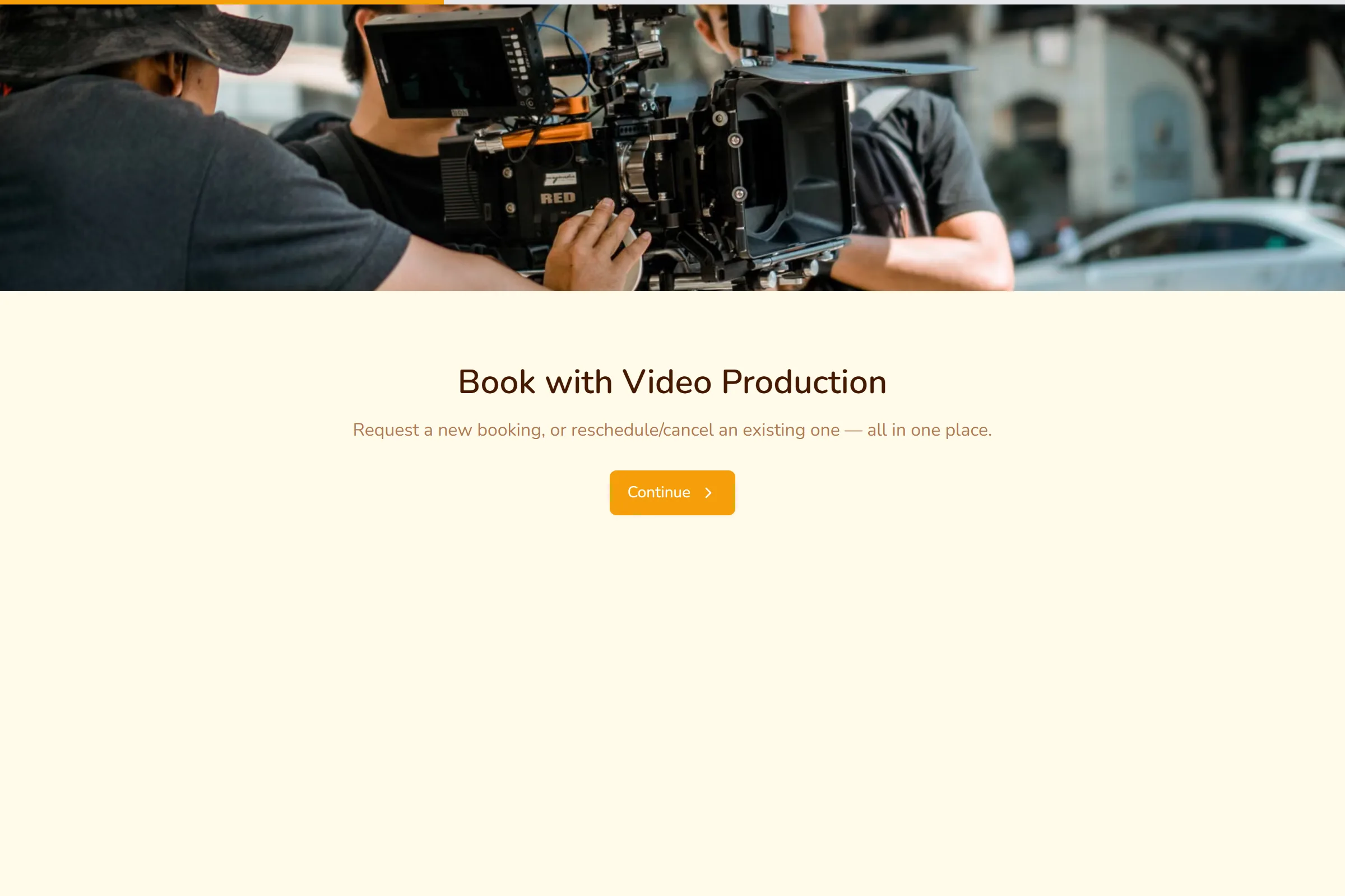 Video Production Availability Form template preview