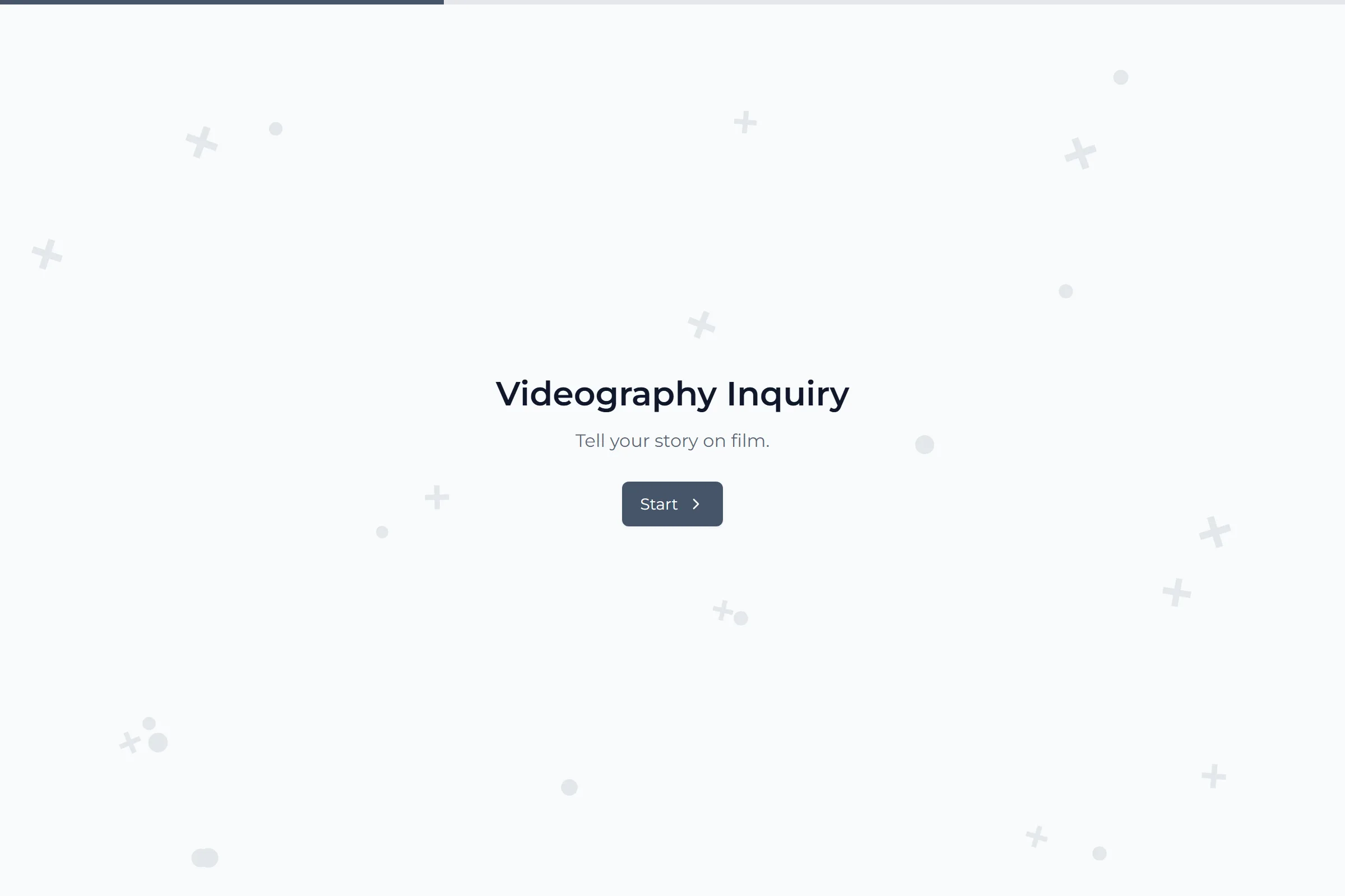 Videography Inquiry template preview