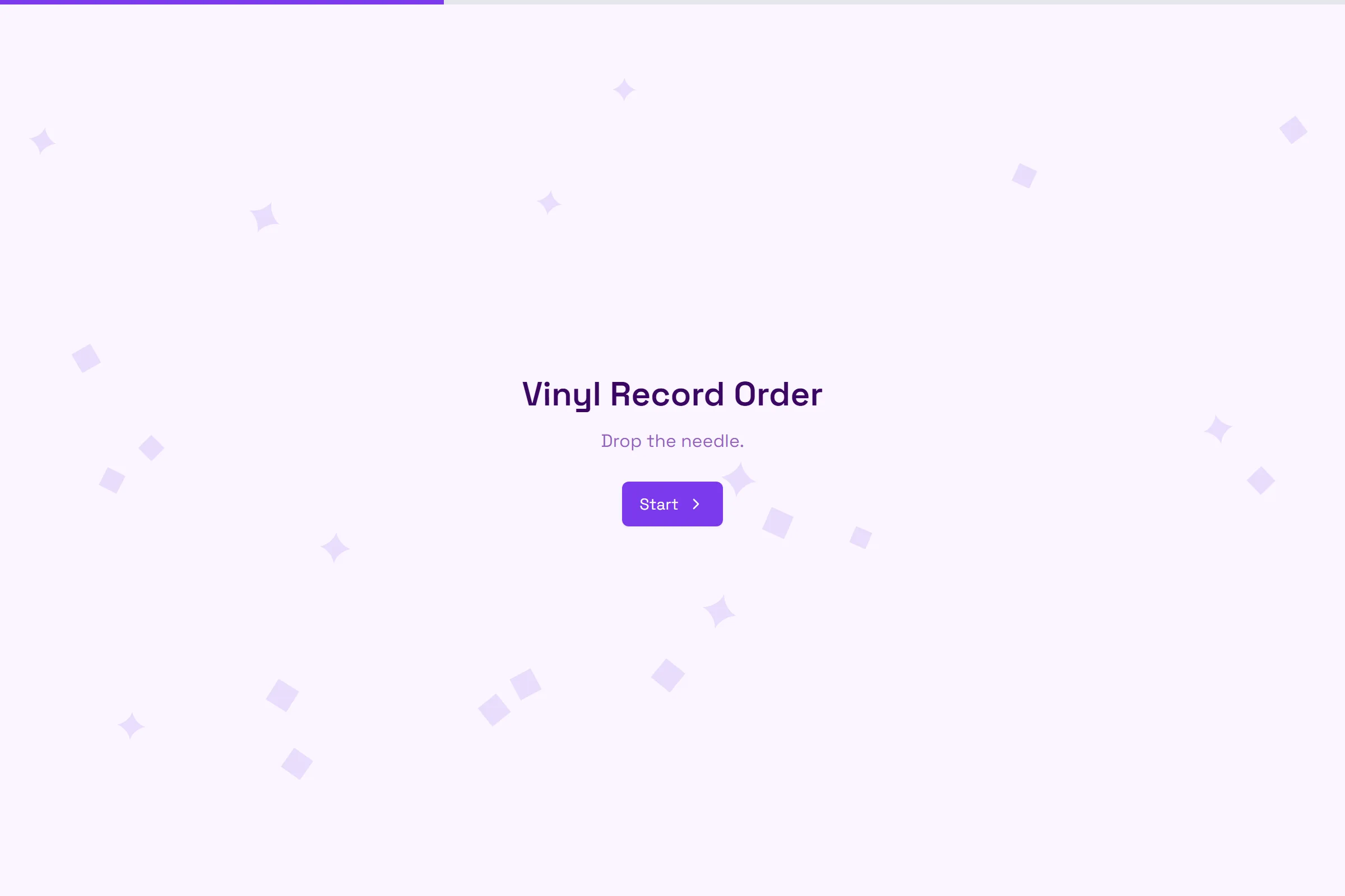 Vinyl Record Order template preview