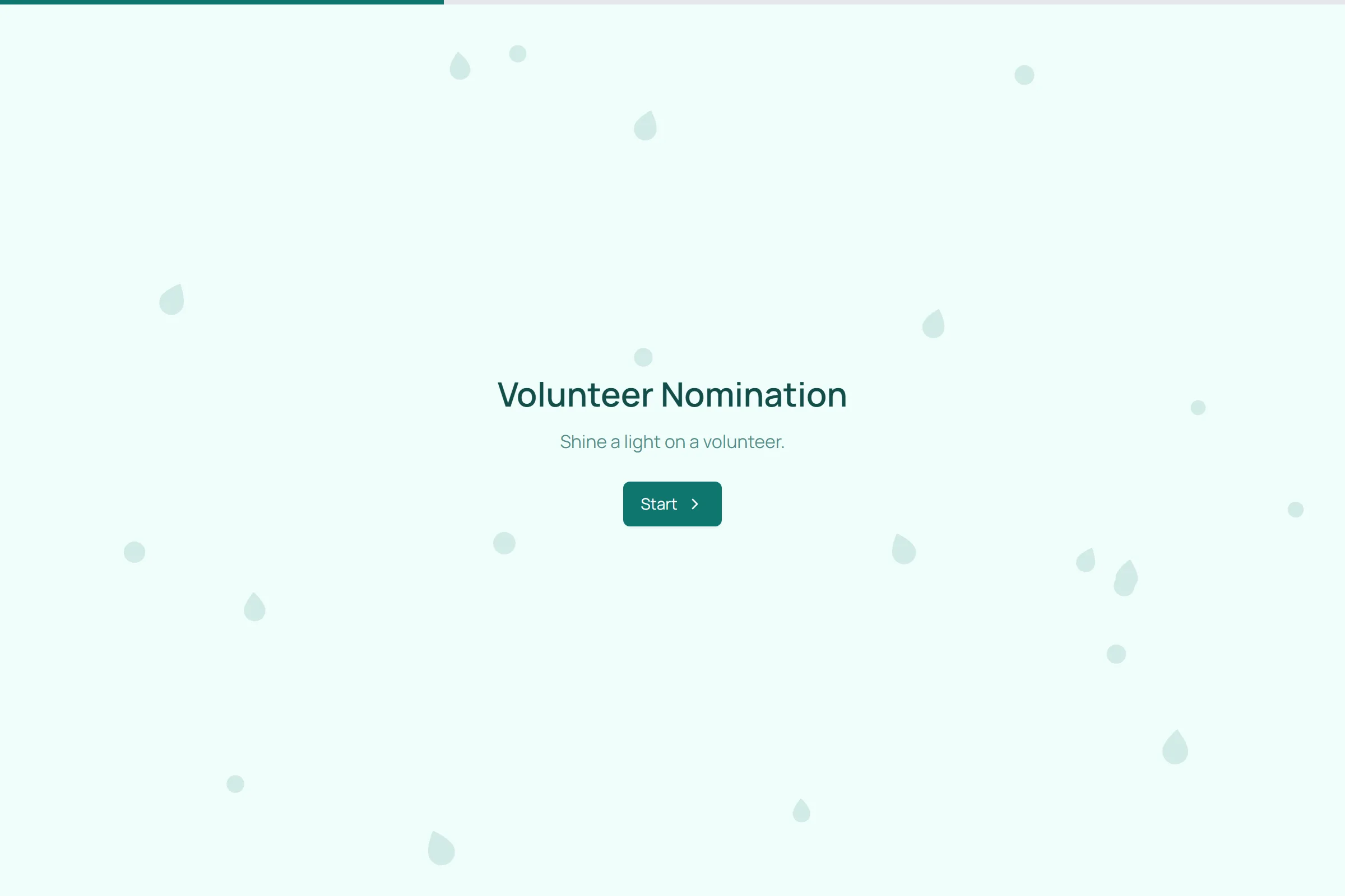 Volunteer Nomination template preview