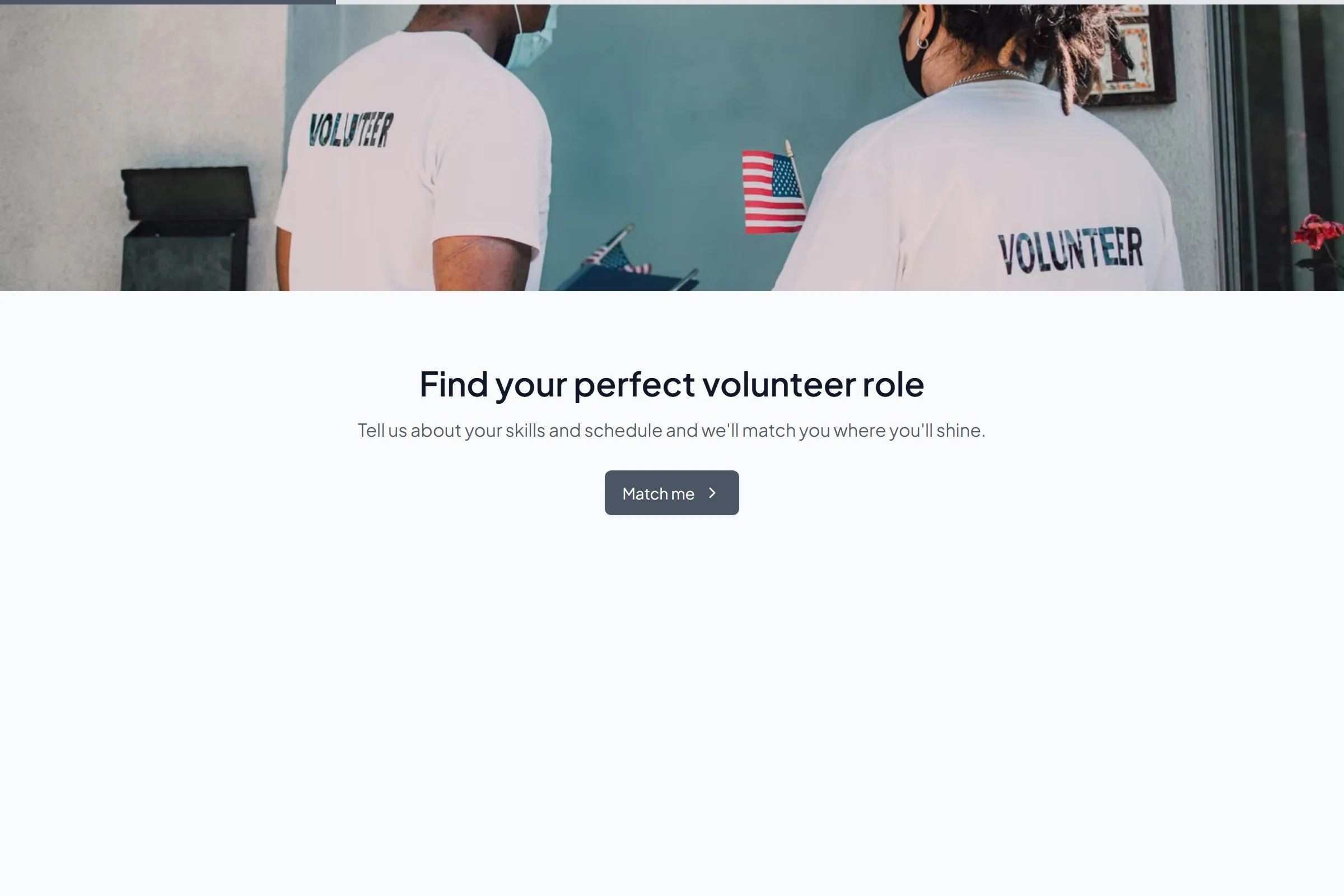 Volunteer Skills Matcher template preview