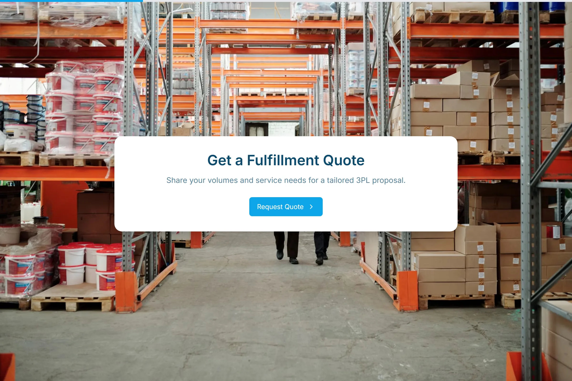 Warehouse & 3PL Quote template preview