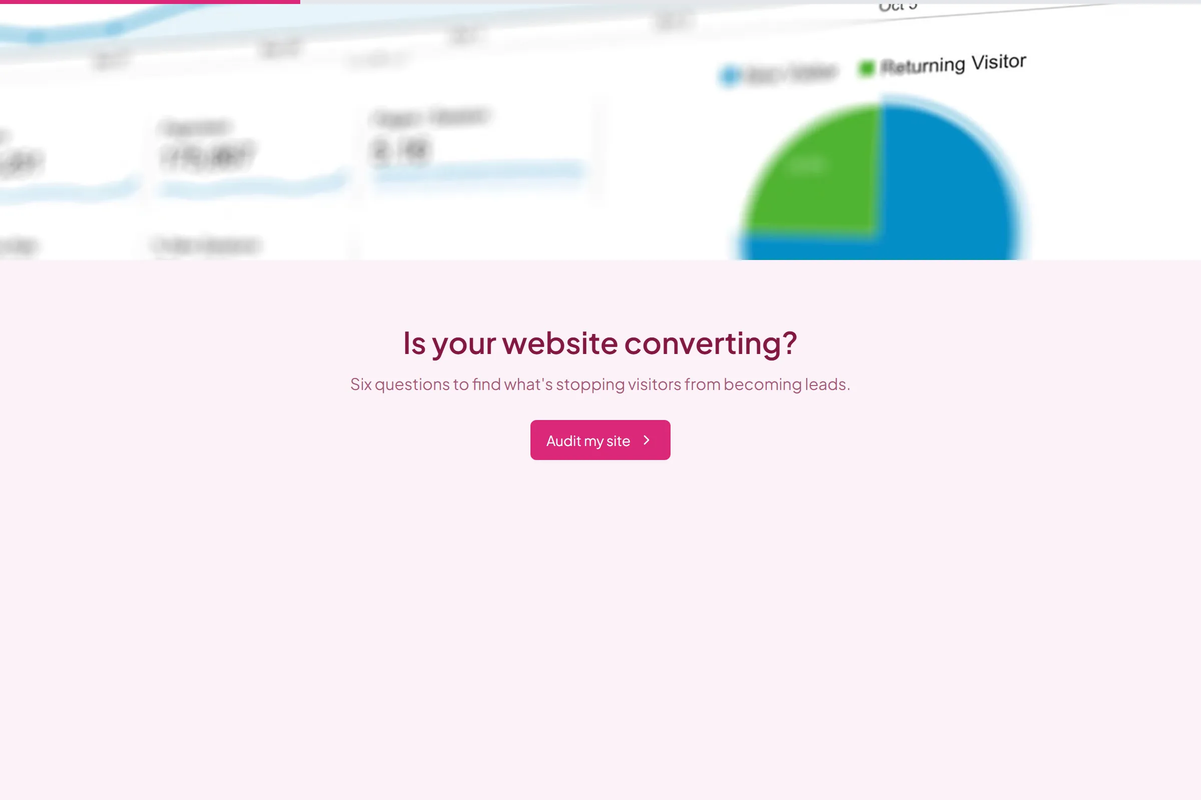 Website Conversion Audit template preview