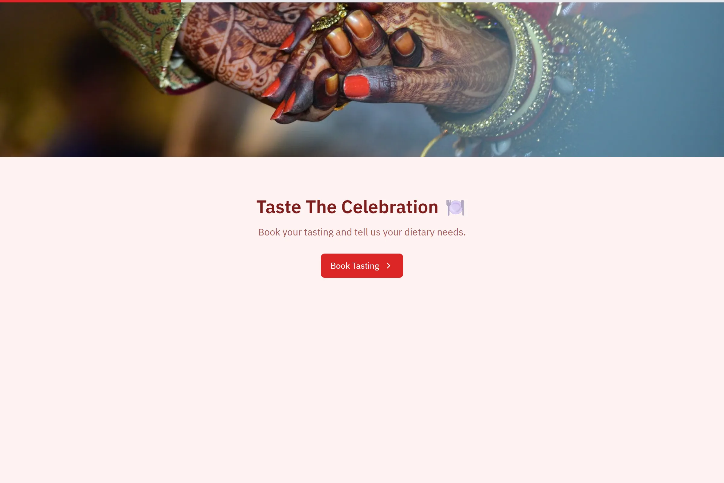 Wedding Catering Tasting template preview