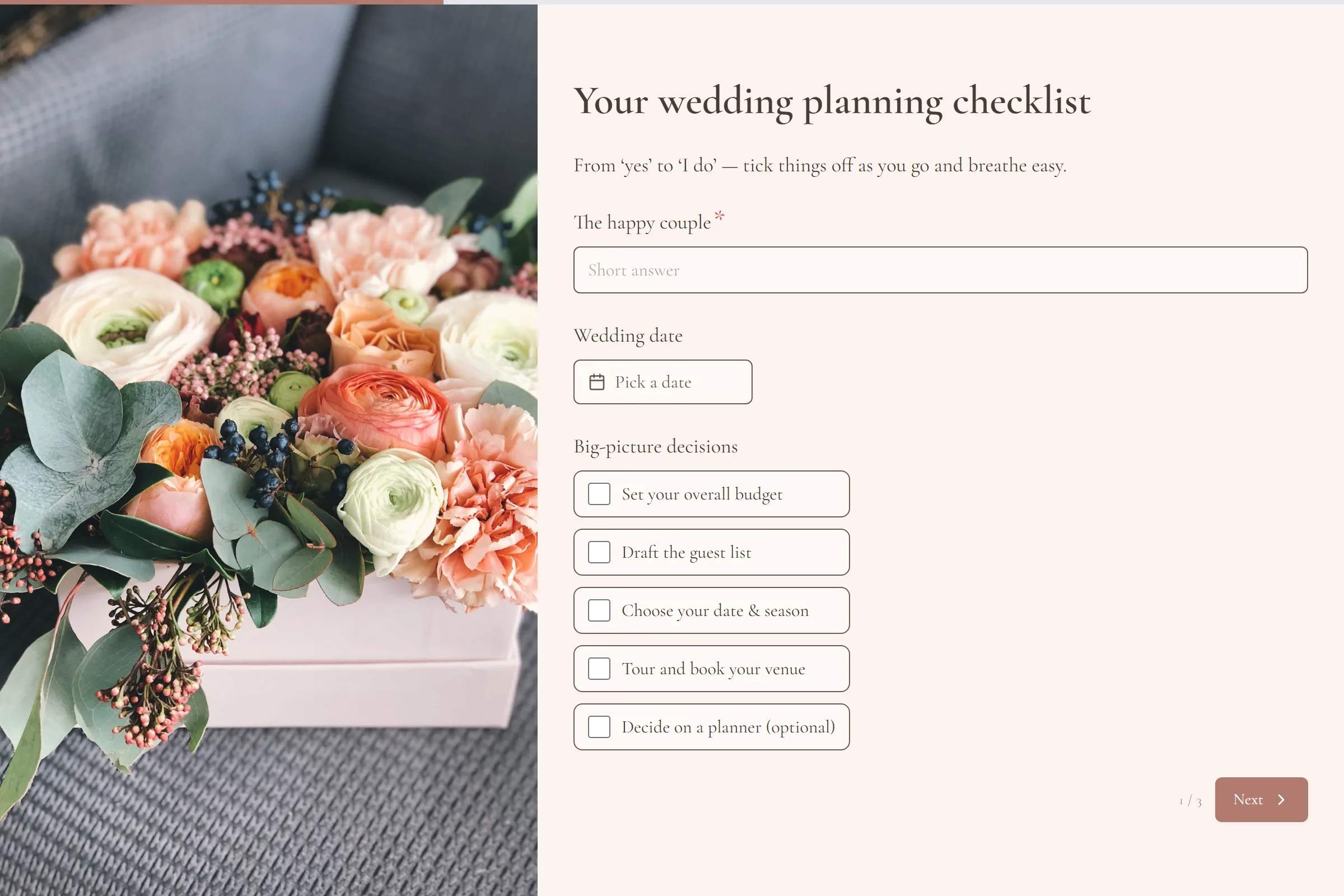 Wedding Planning Checklist template preview