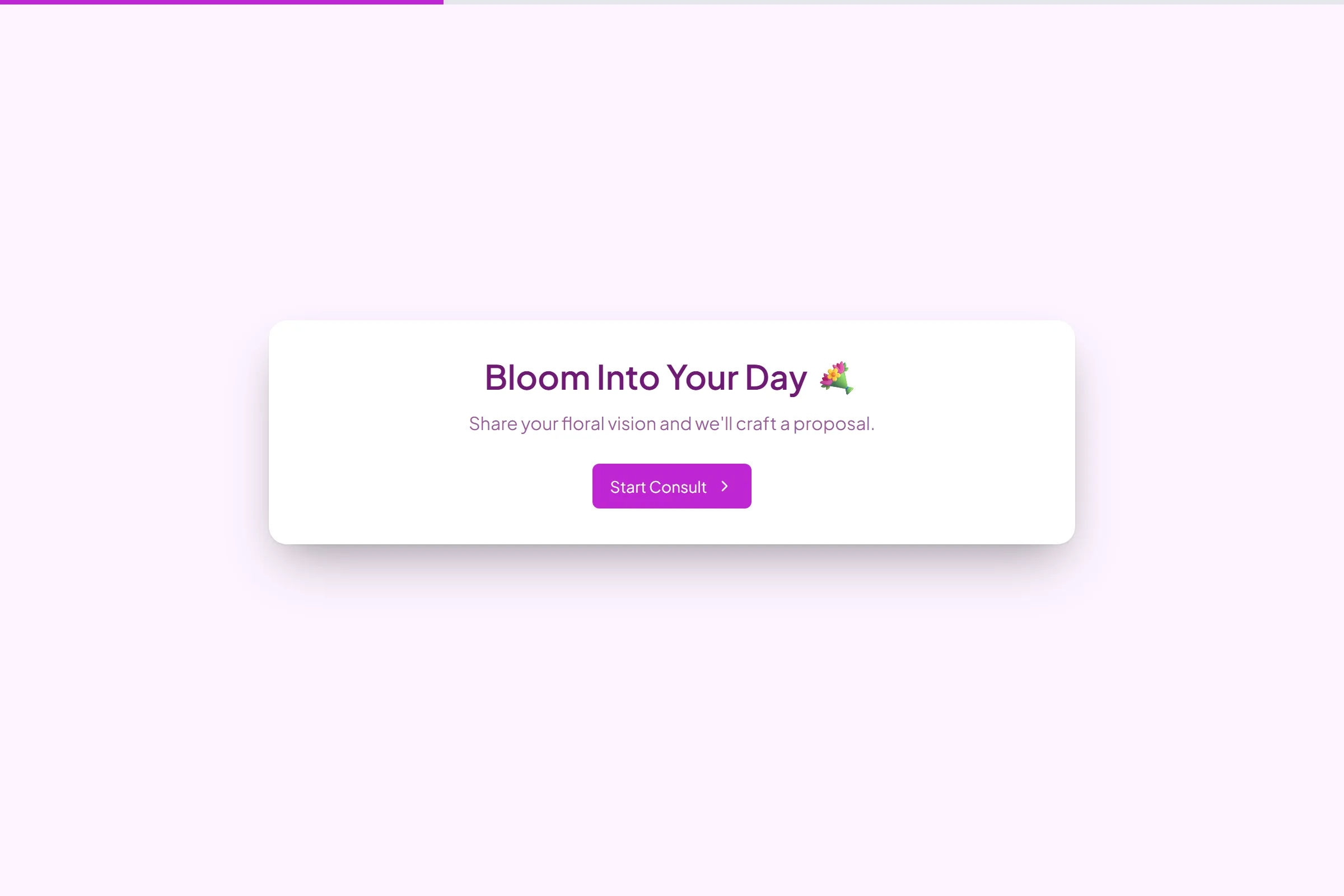 Wedding Florist Consult template preview