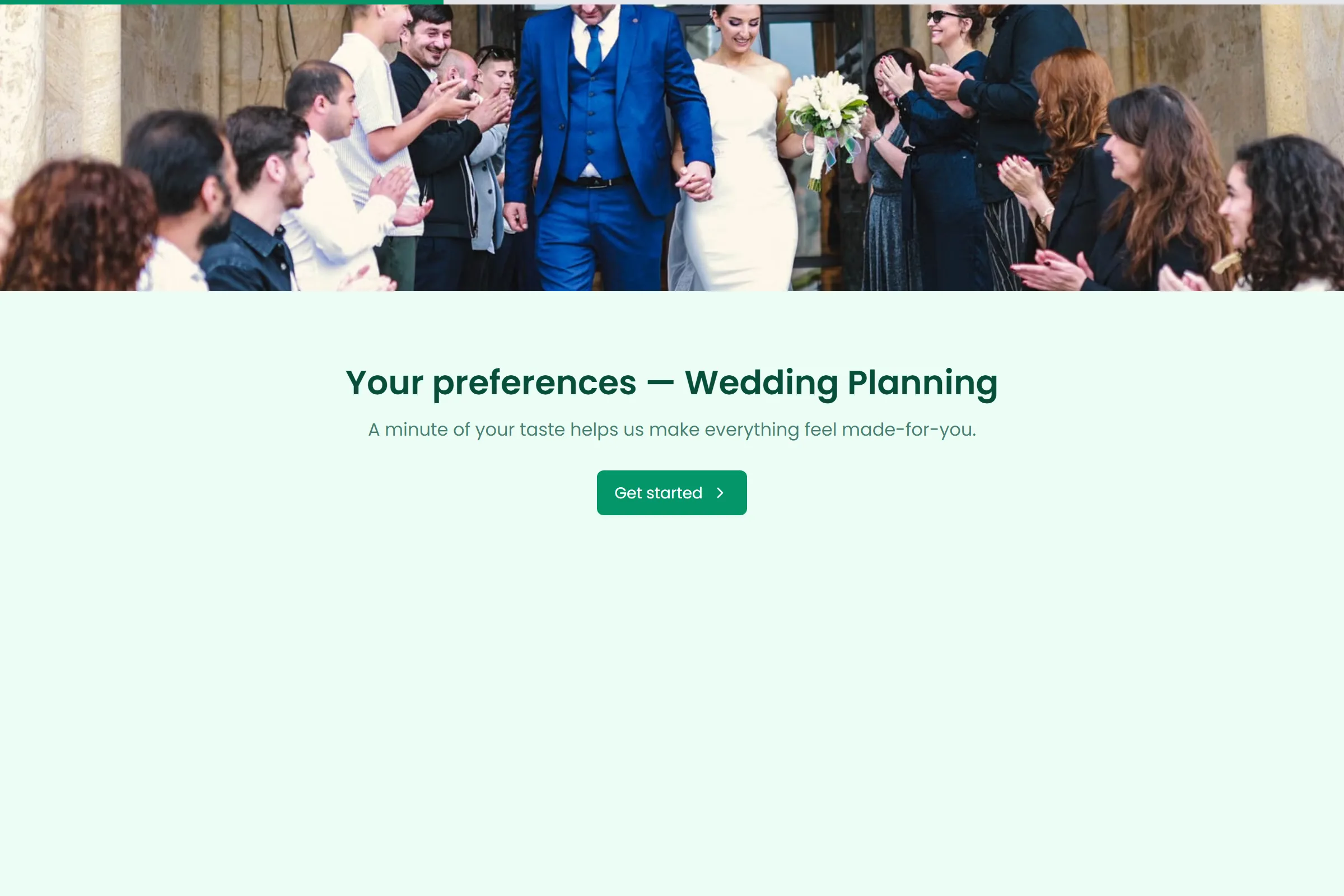 Wedding Planning Style & Preferences template preview