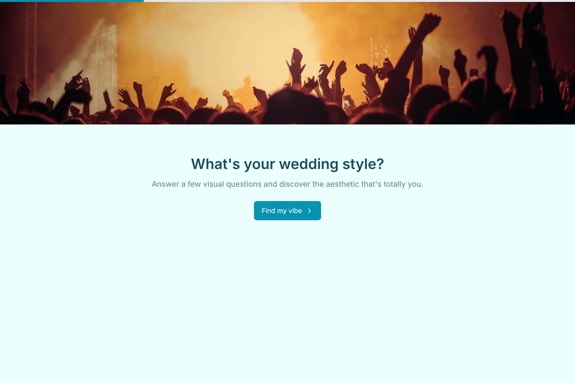 Wedding Style & Theme Finder template preview