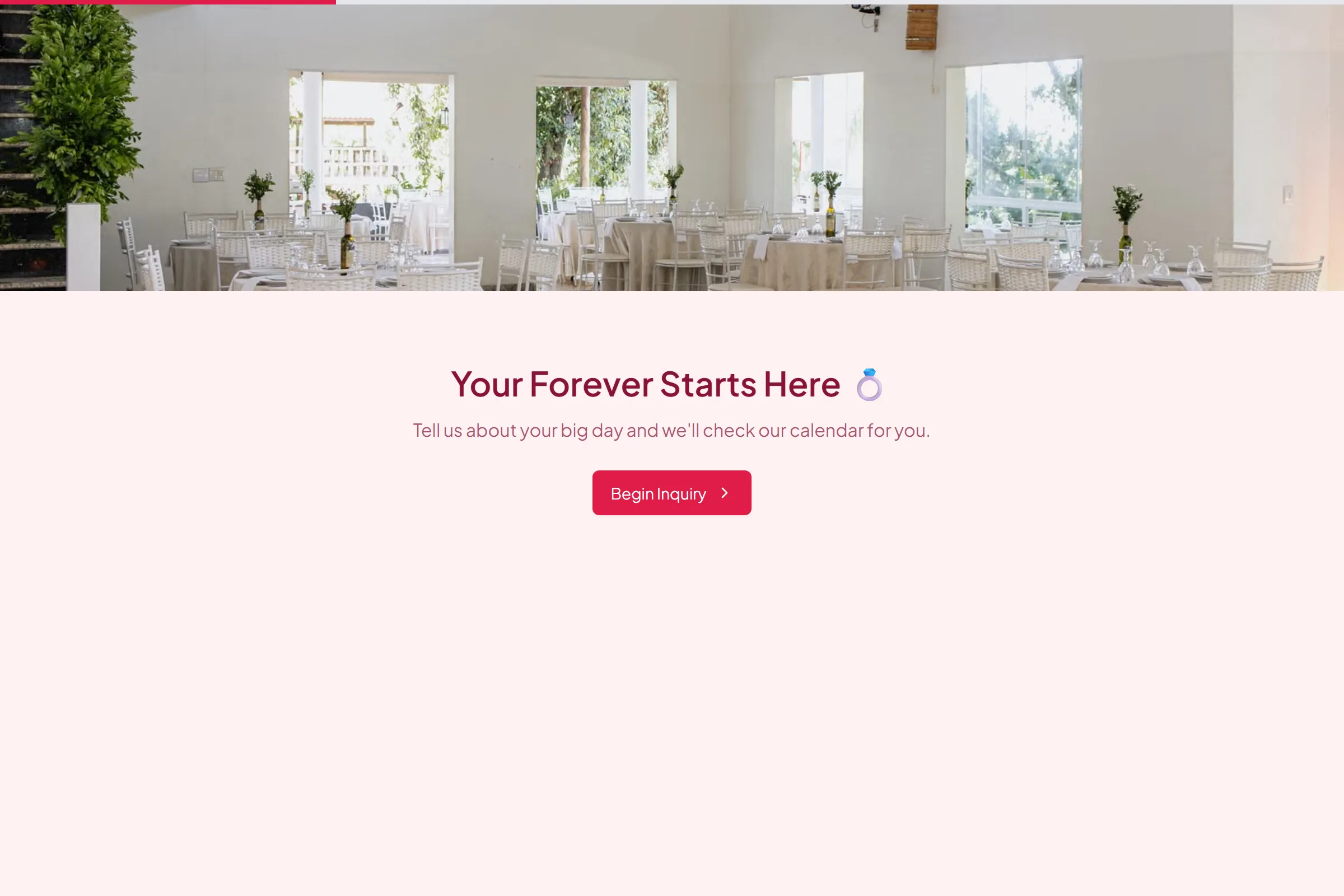 Wedding Venue Inquiry template preview
