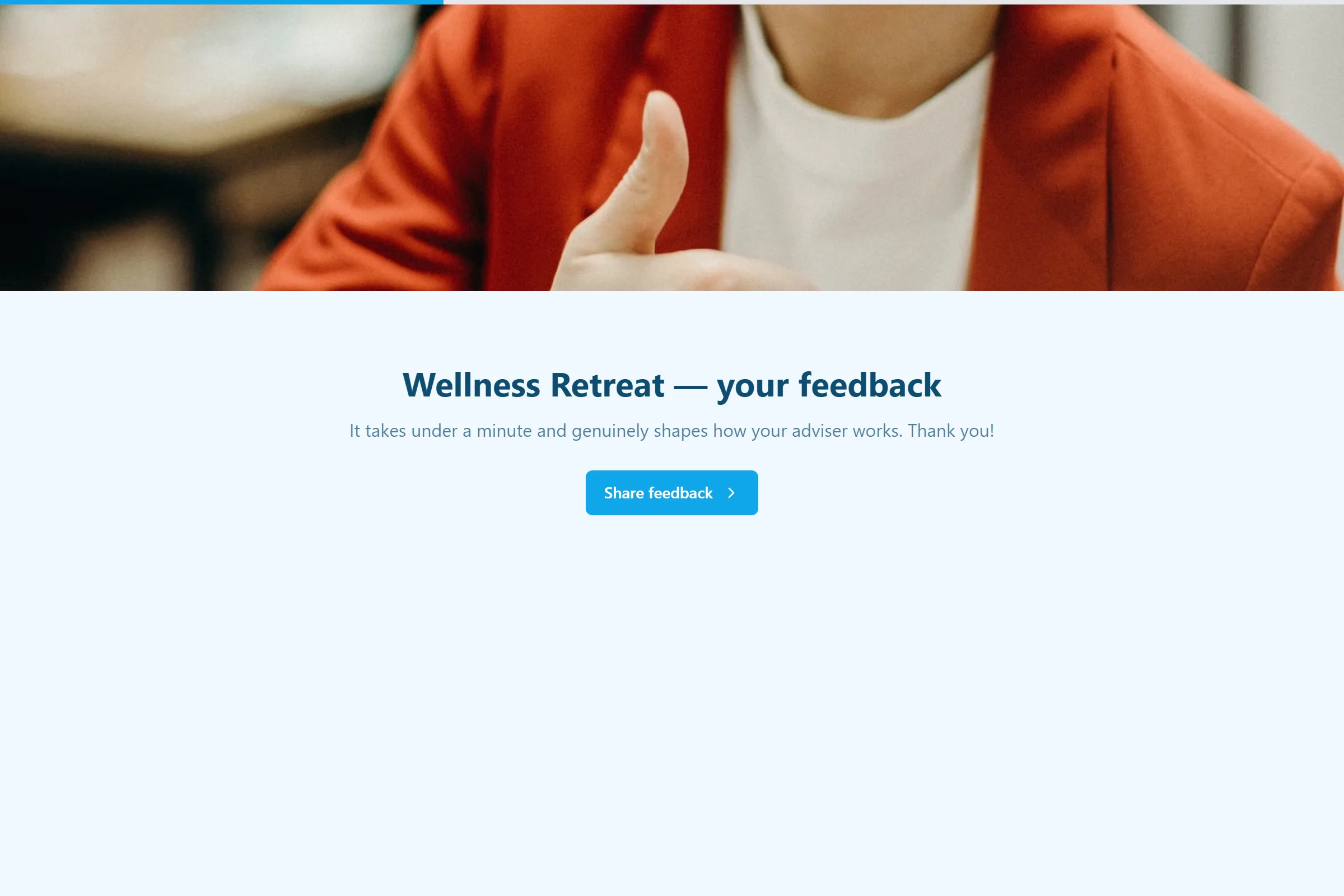 Wellness Retreat Satisfaction Survey template preview