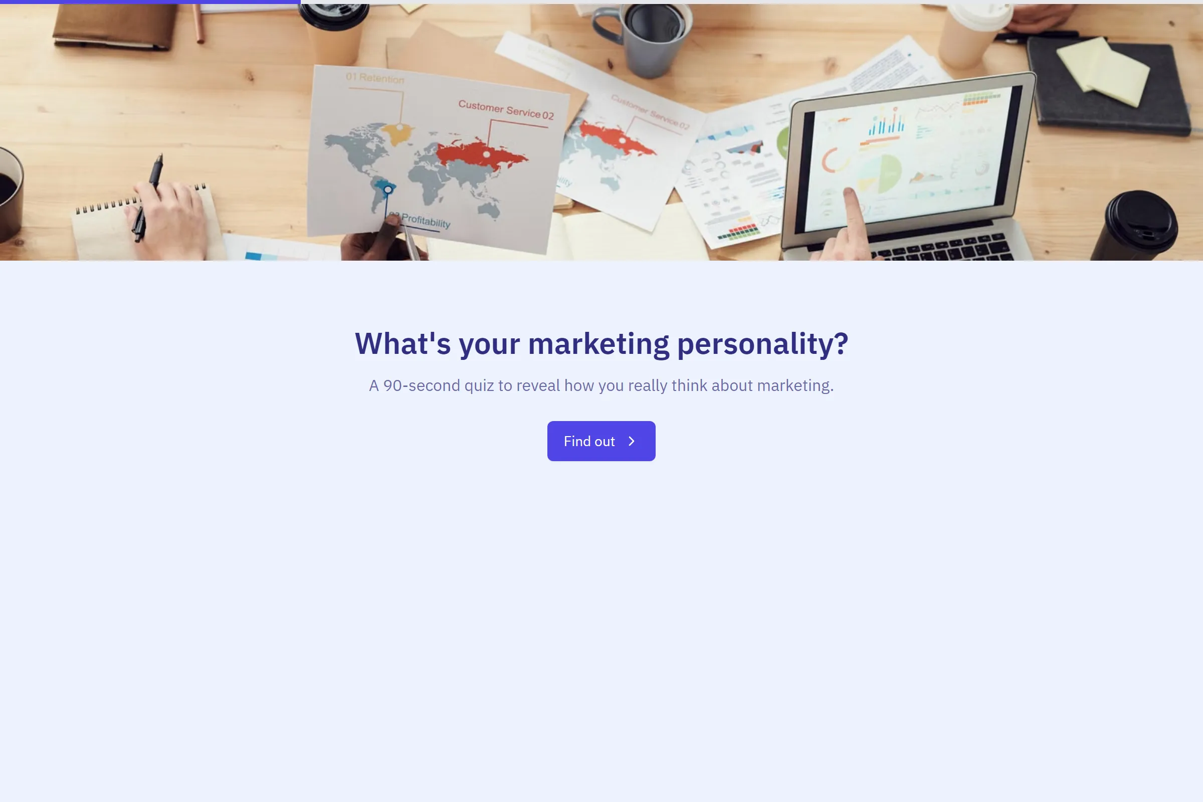 What's Your Marketing Personality? template preview