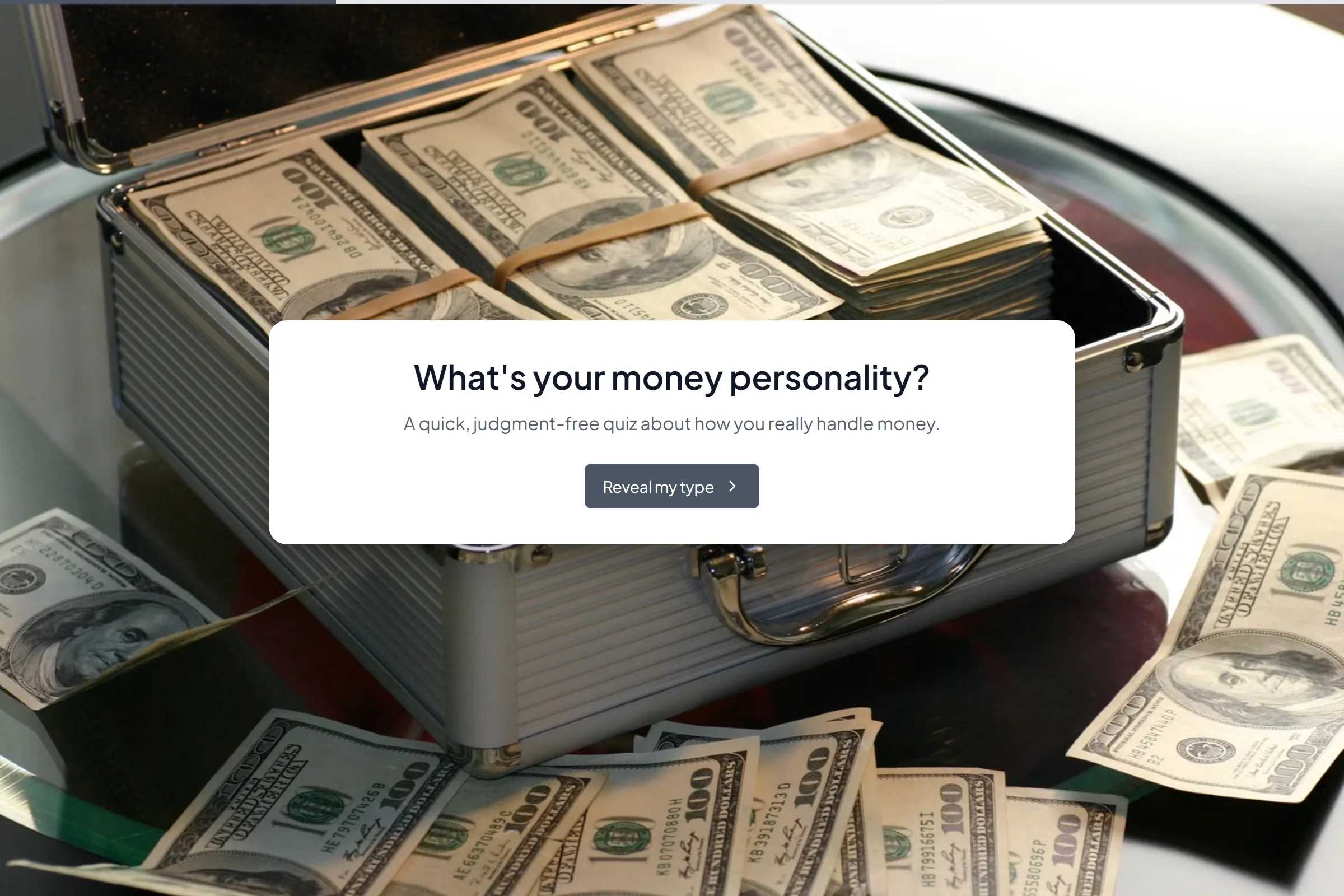 What's Your Money Personality? template preview