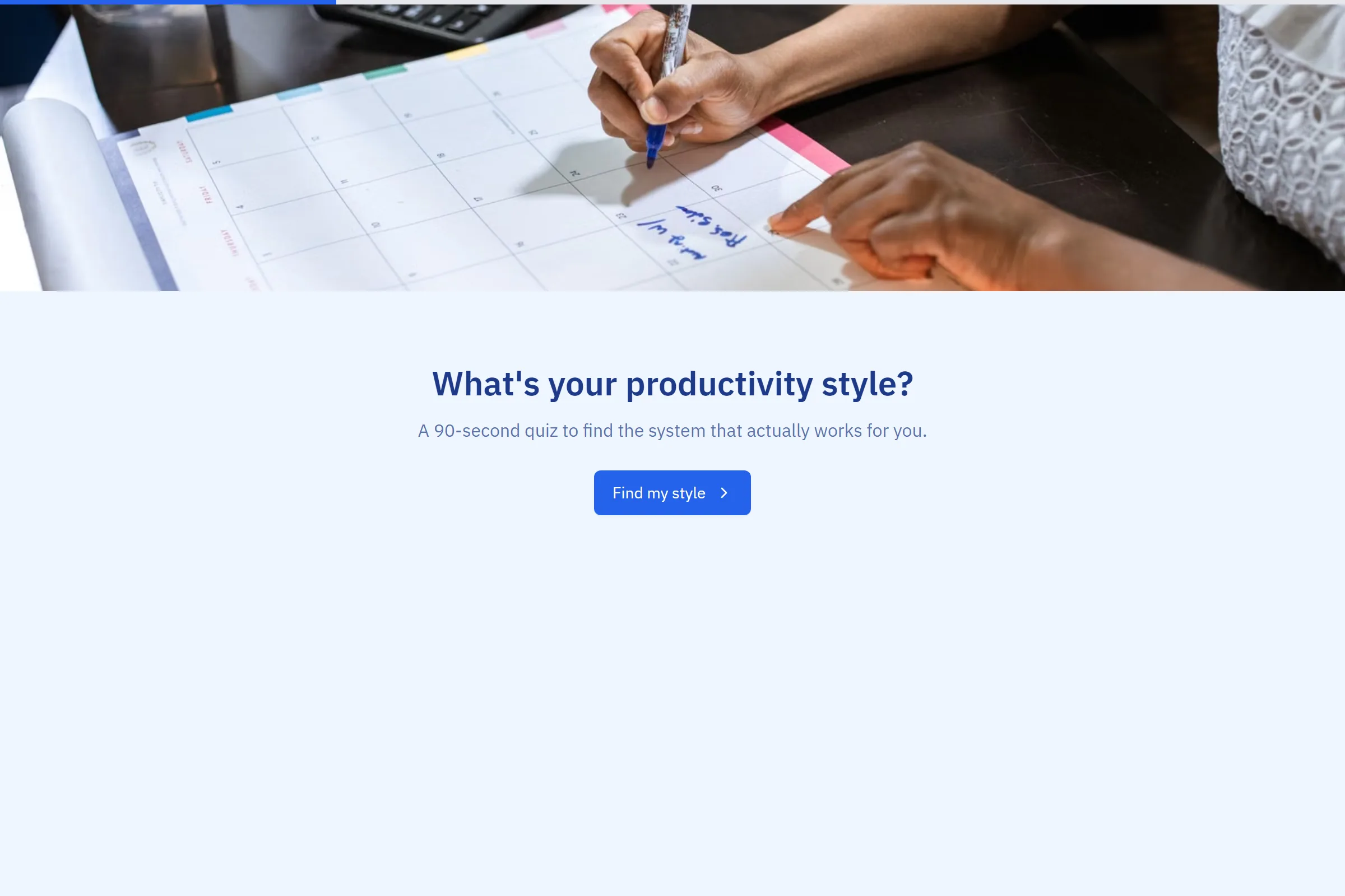 What's Your Productivity Style? template preview