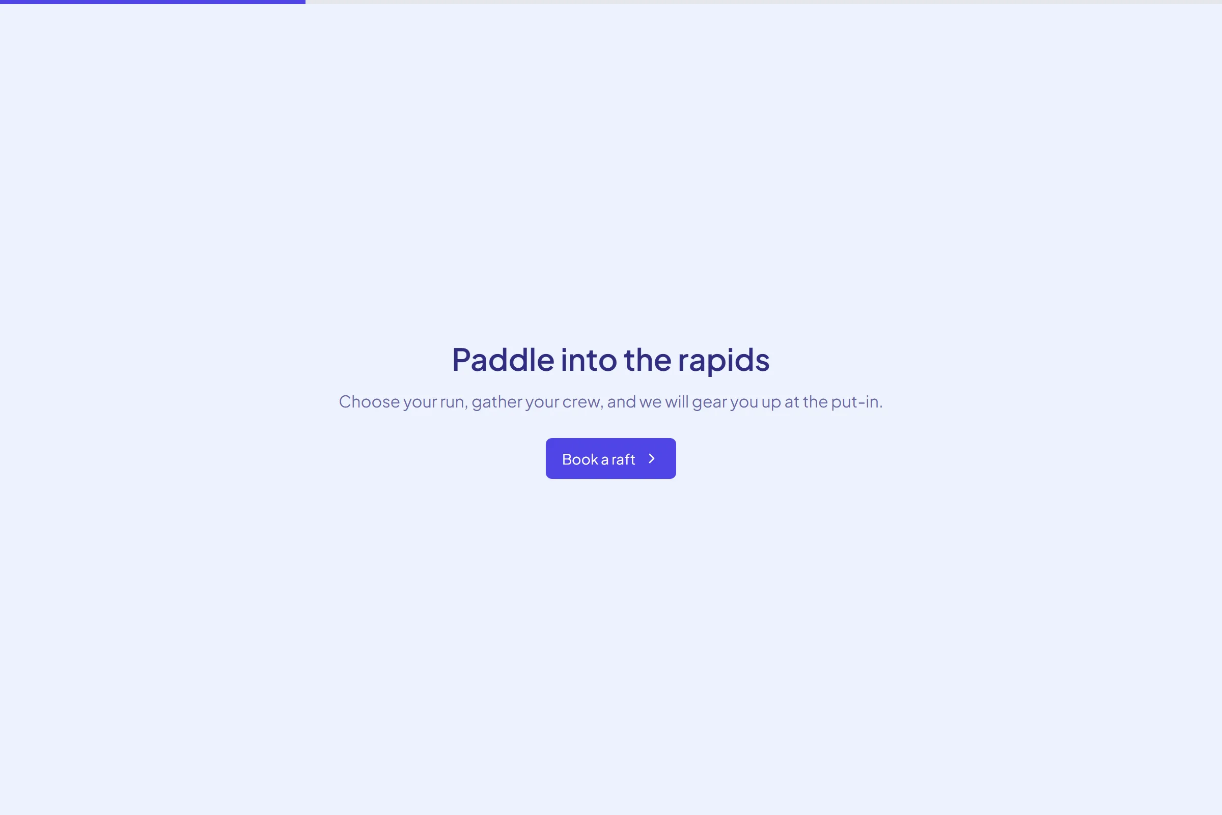Whitewater Rafting Tour template preview