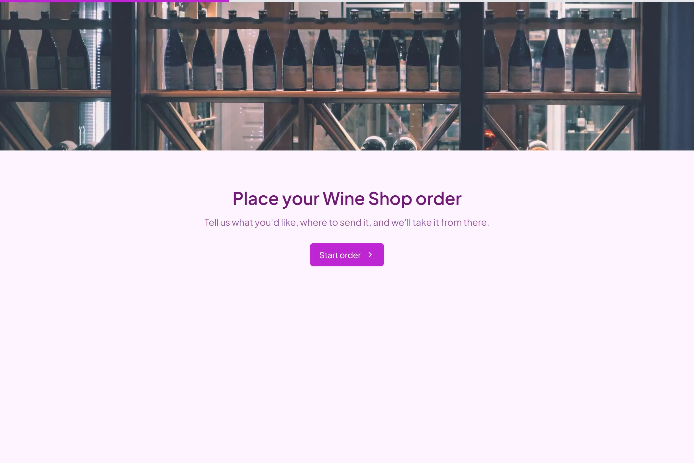Wine Shop template preview