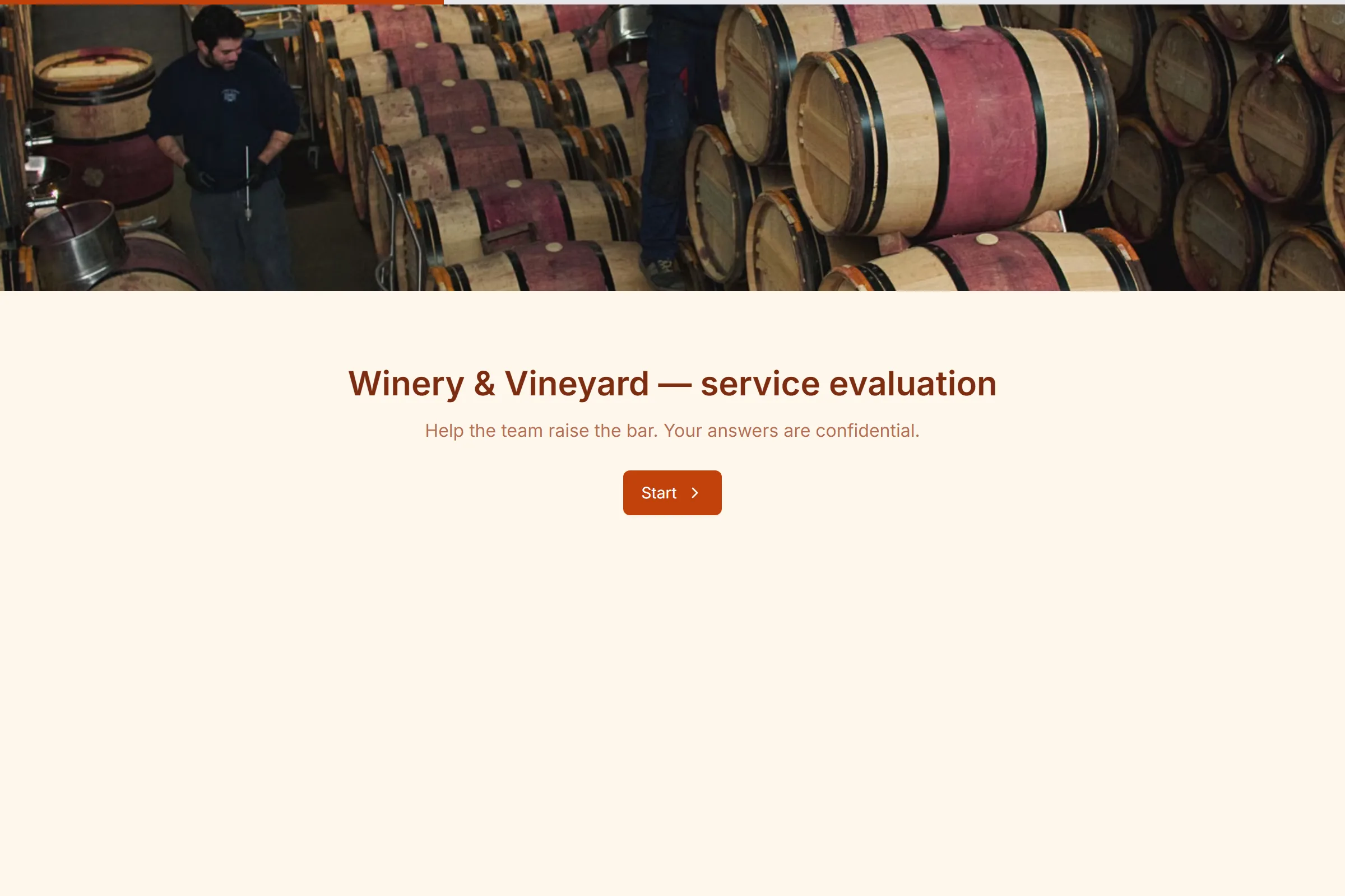Winery & Vineyard Service Evaluation template preview