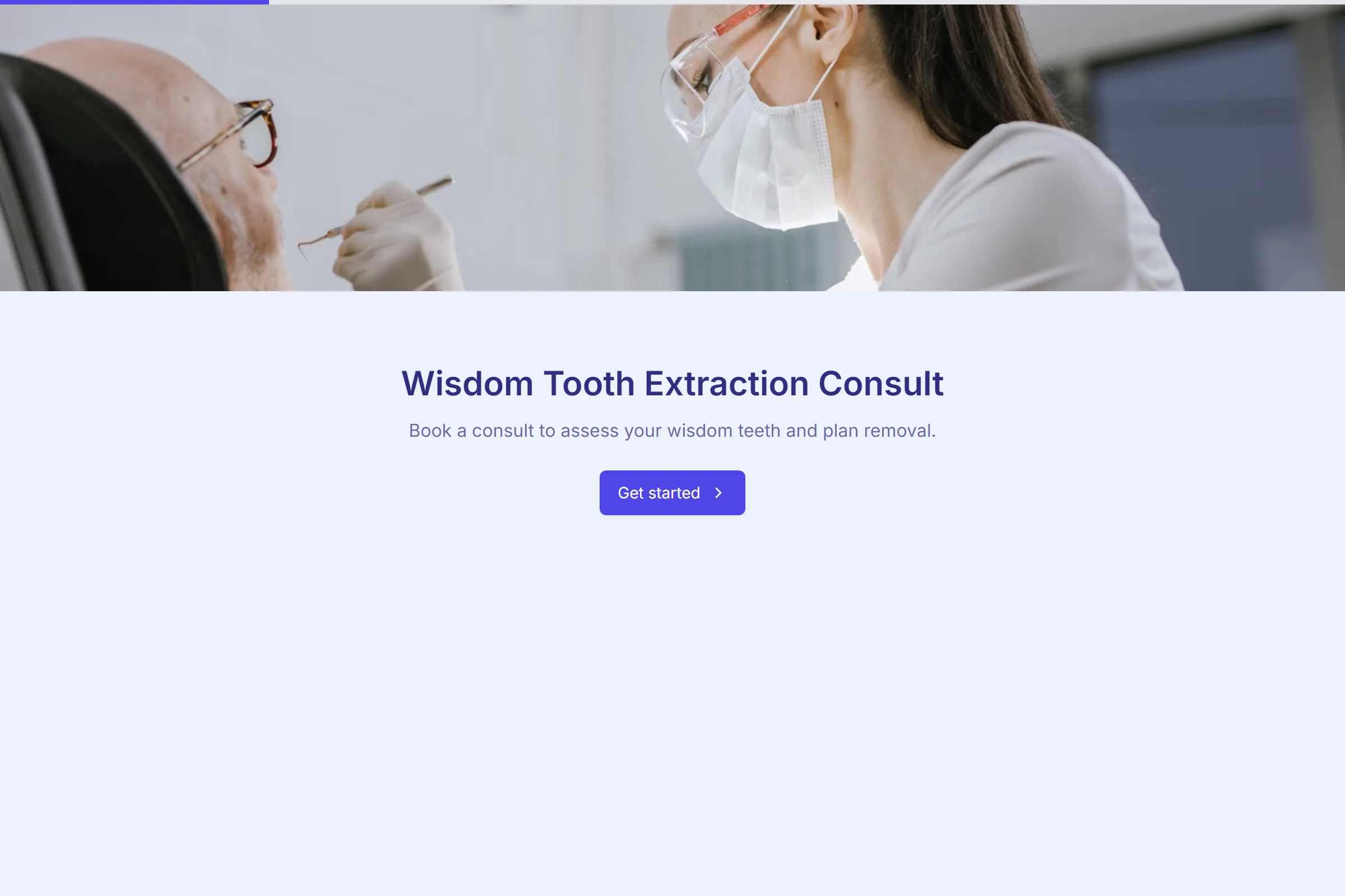 Wisdom Tooth Extraction Consult template preview