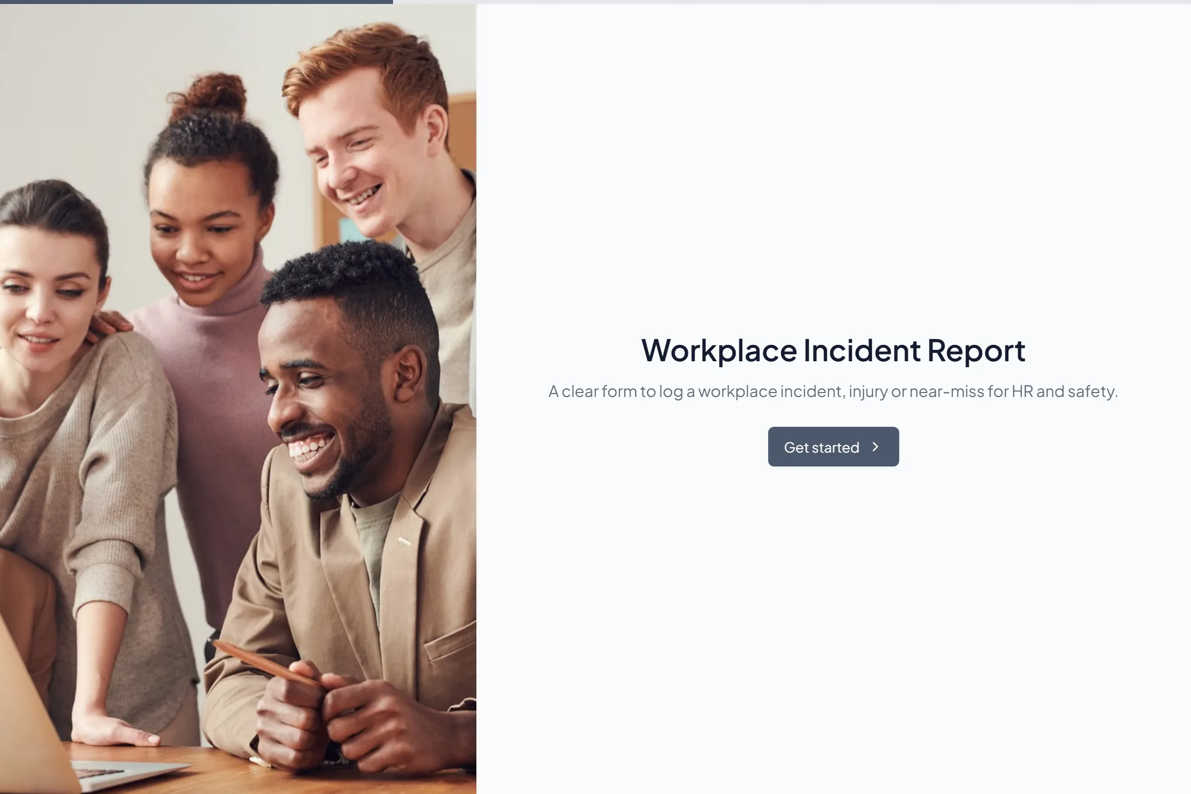 Workplace Incident Report template preview
