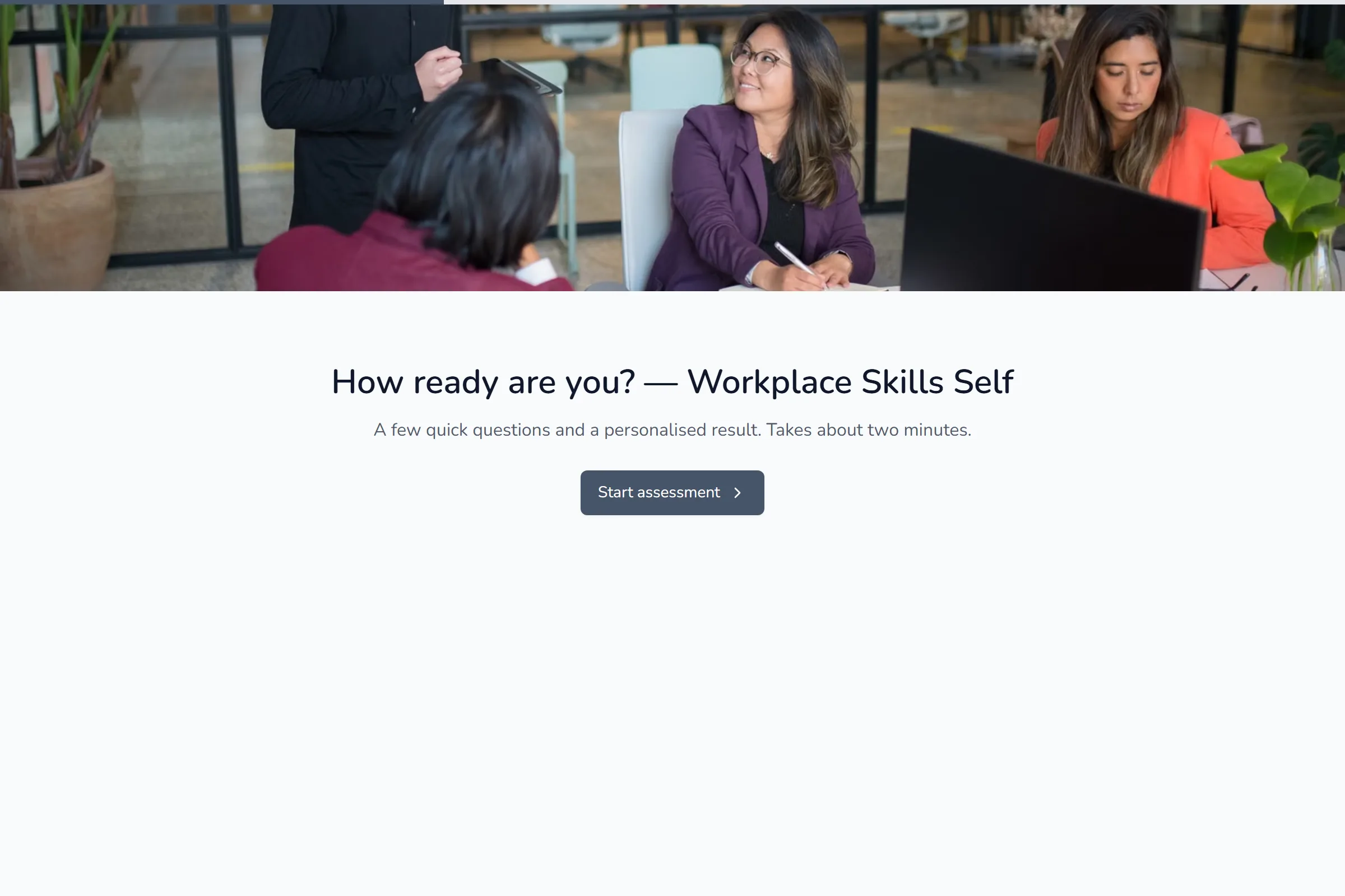Workplace Skills Self-Assessment template preview